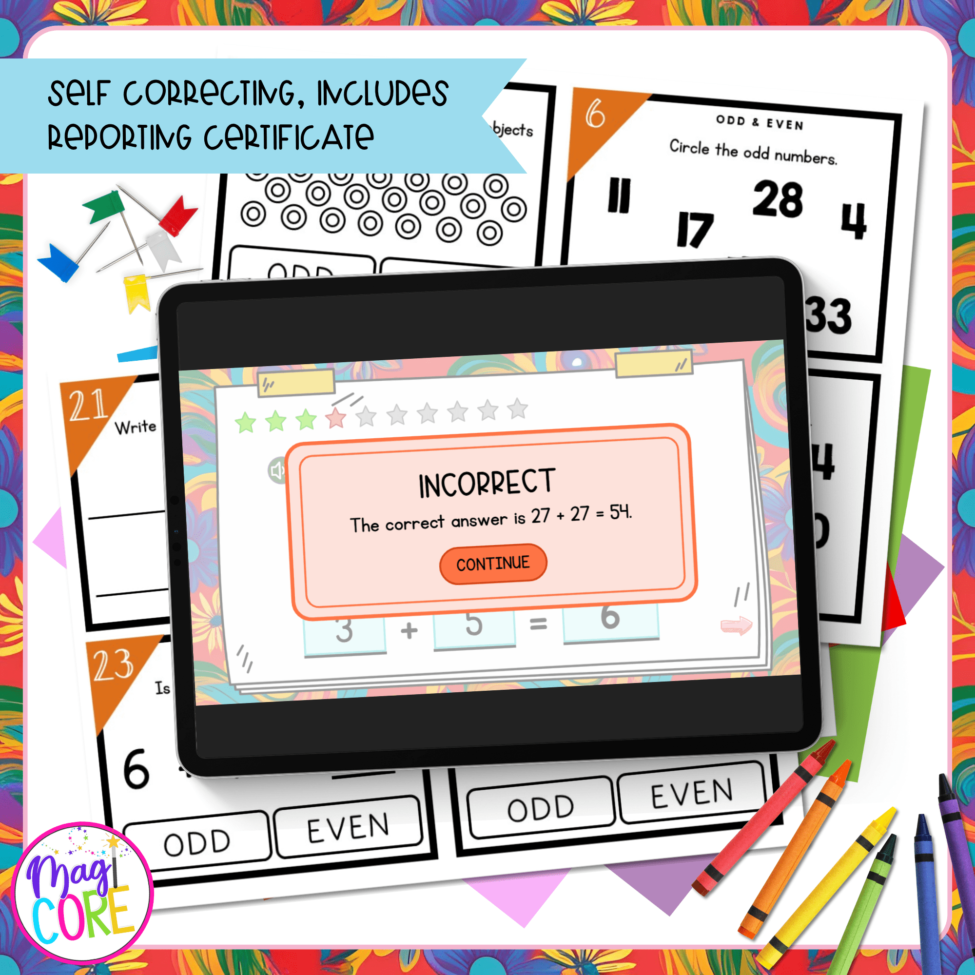 Odd & Even Numbers - 2nd Grade Math Task Cards - Print & Digital - 2.OA.3 - Image 3