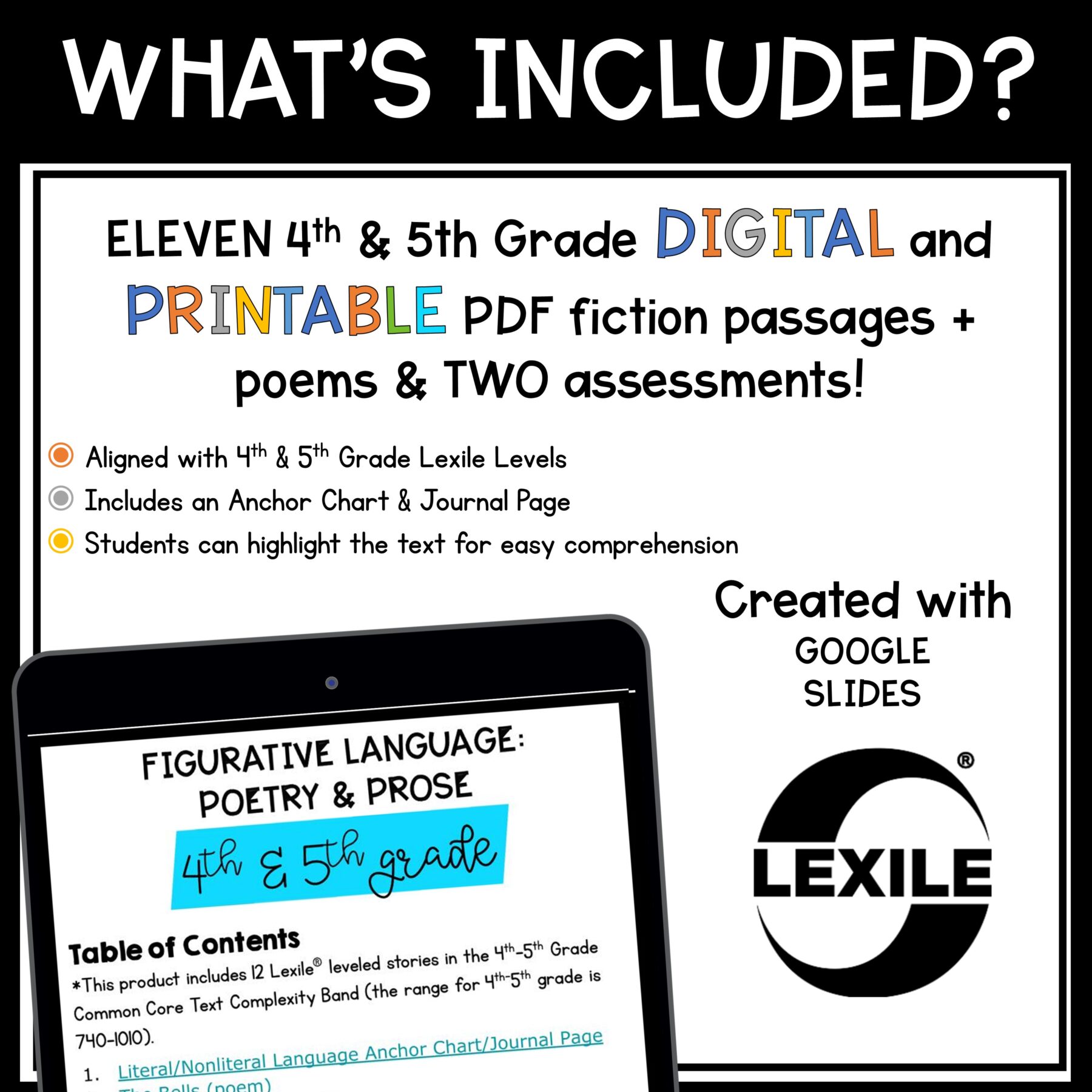 Figurative Language Skill Pack Bundle – RL.4.4 & RL.5.4 – Print & Digital - Image 9