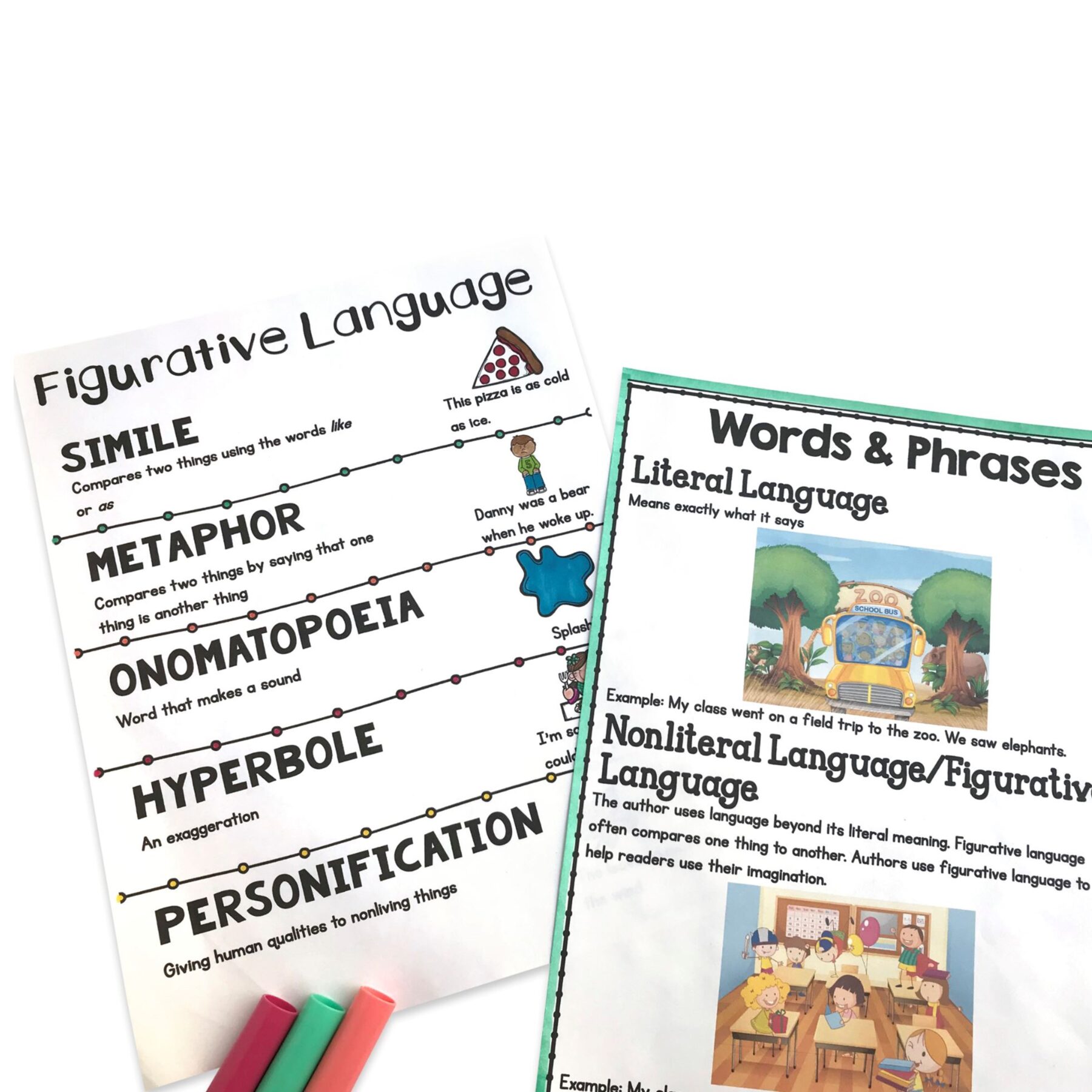 Figurative Language Skill Pack Bundle – RL.4.4 & RL.5.4 – Print & Digital - Image 12