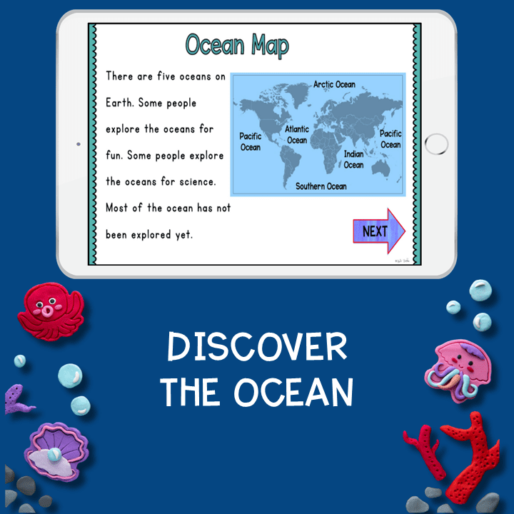 Ocean Animals Habitat Biology Virtual Field Trip K & 1st Grade Digital Activity - Image 2