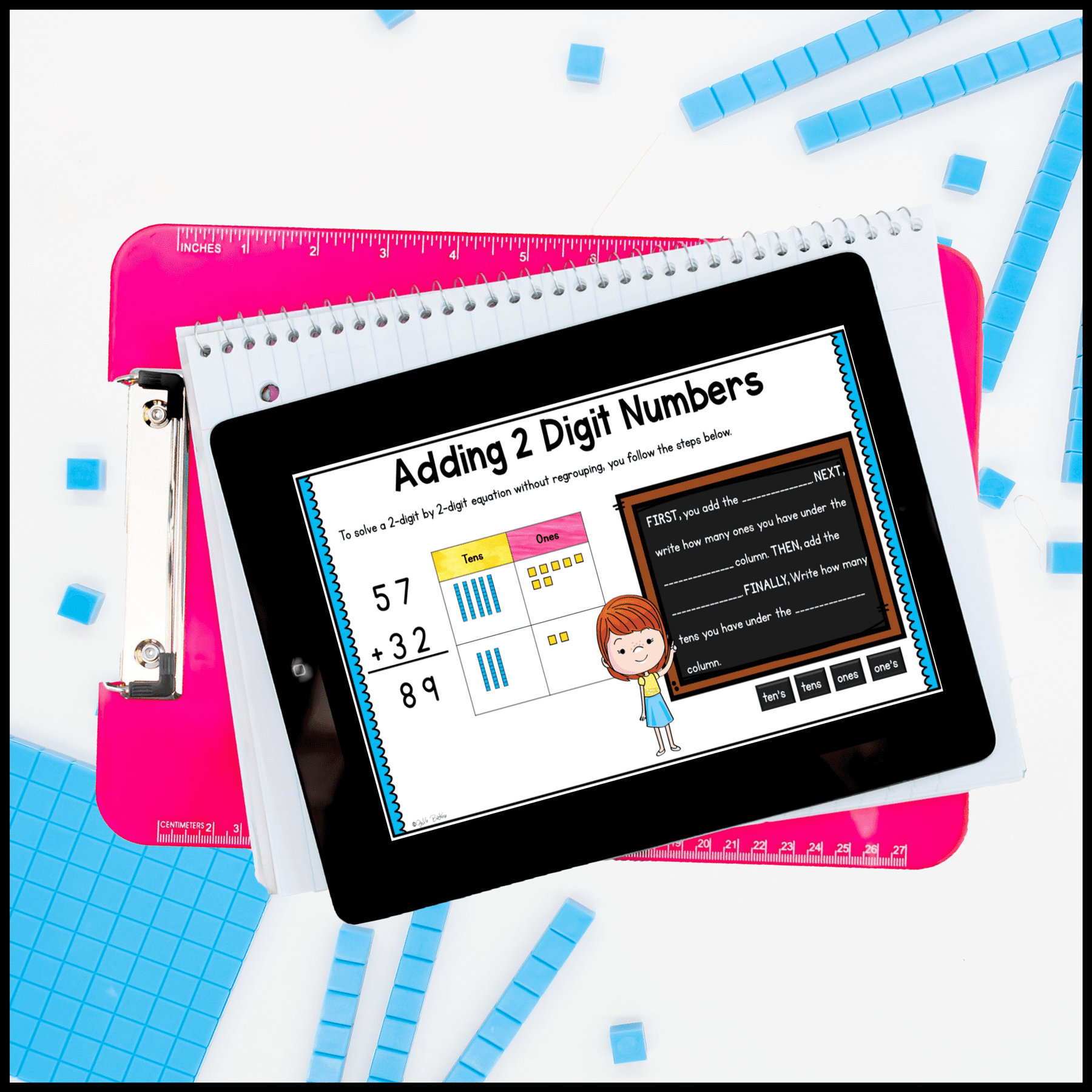 Explaining Addition & Subtraction - 2nd Grade Math Digital Mini Lesson 2.NBT.B.9 - Image 2