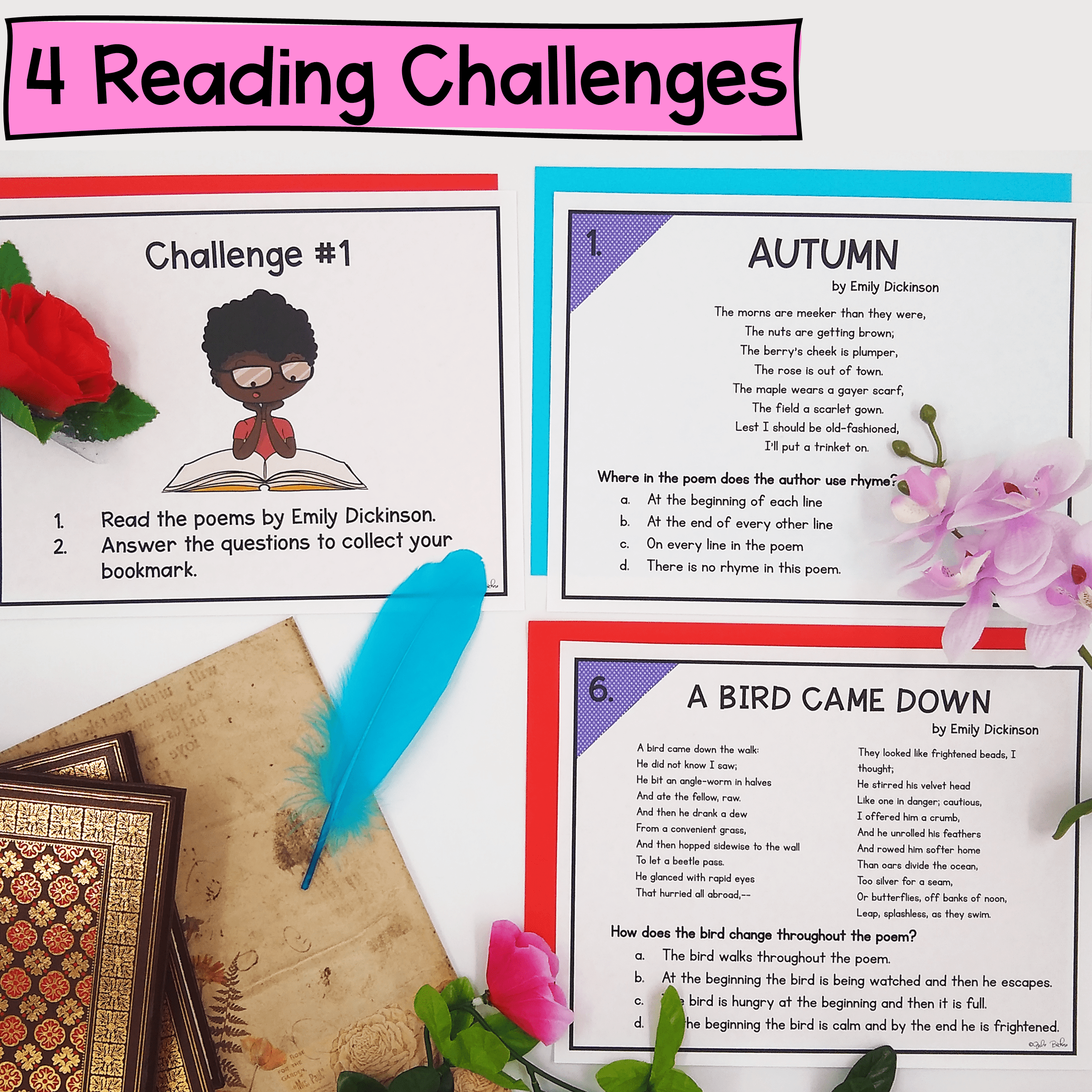 Poetry Comprehension Reading Poems Escape Room & Webscape™ - 2nd & 3rd Grade - Image 2