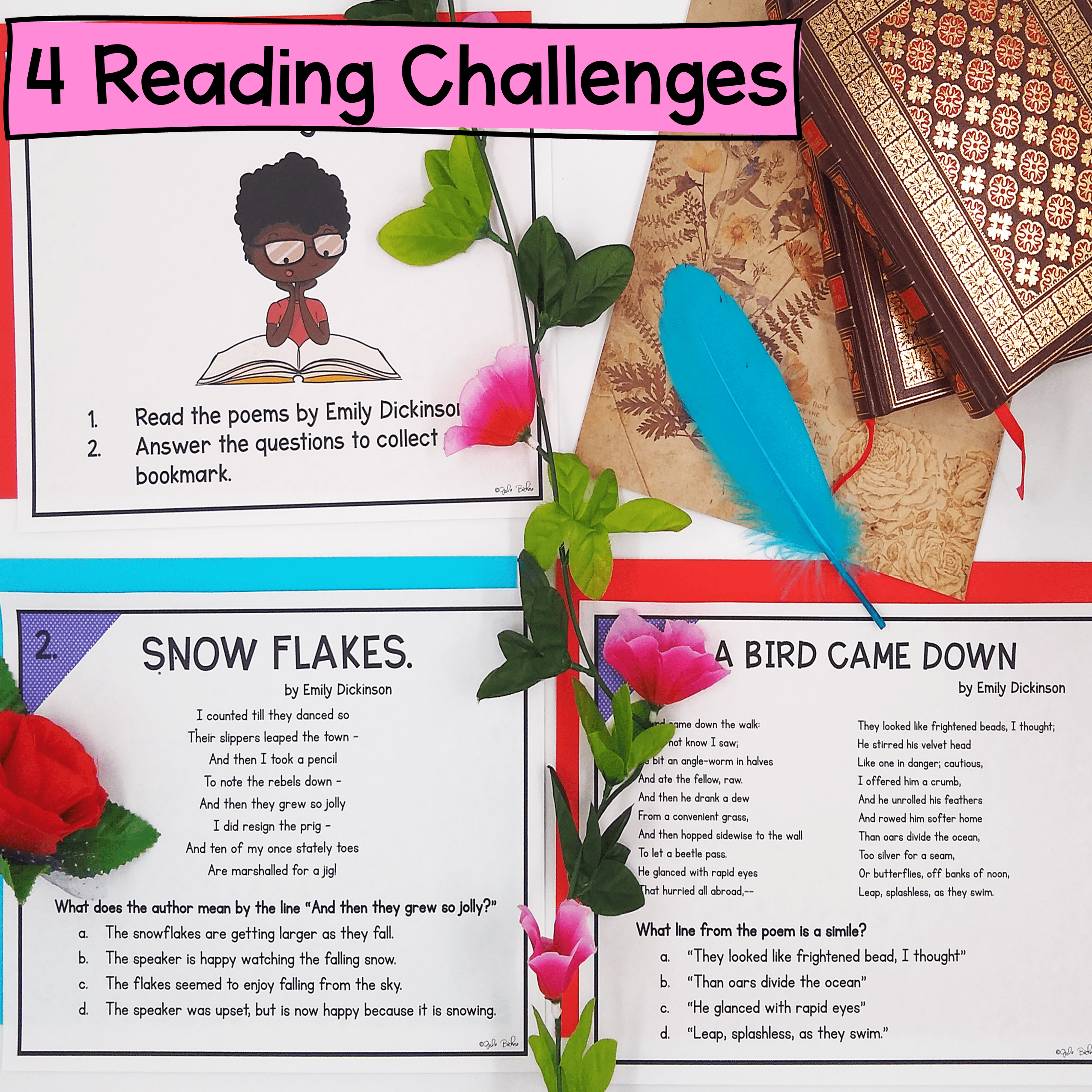 Poetry Garden Reading Escape Room Webscape 4th 5th Grade Poems Digital Activity - Image 2