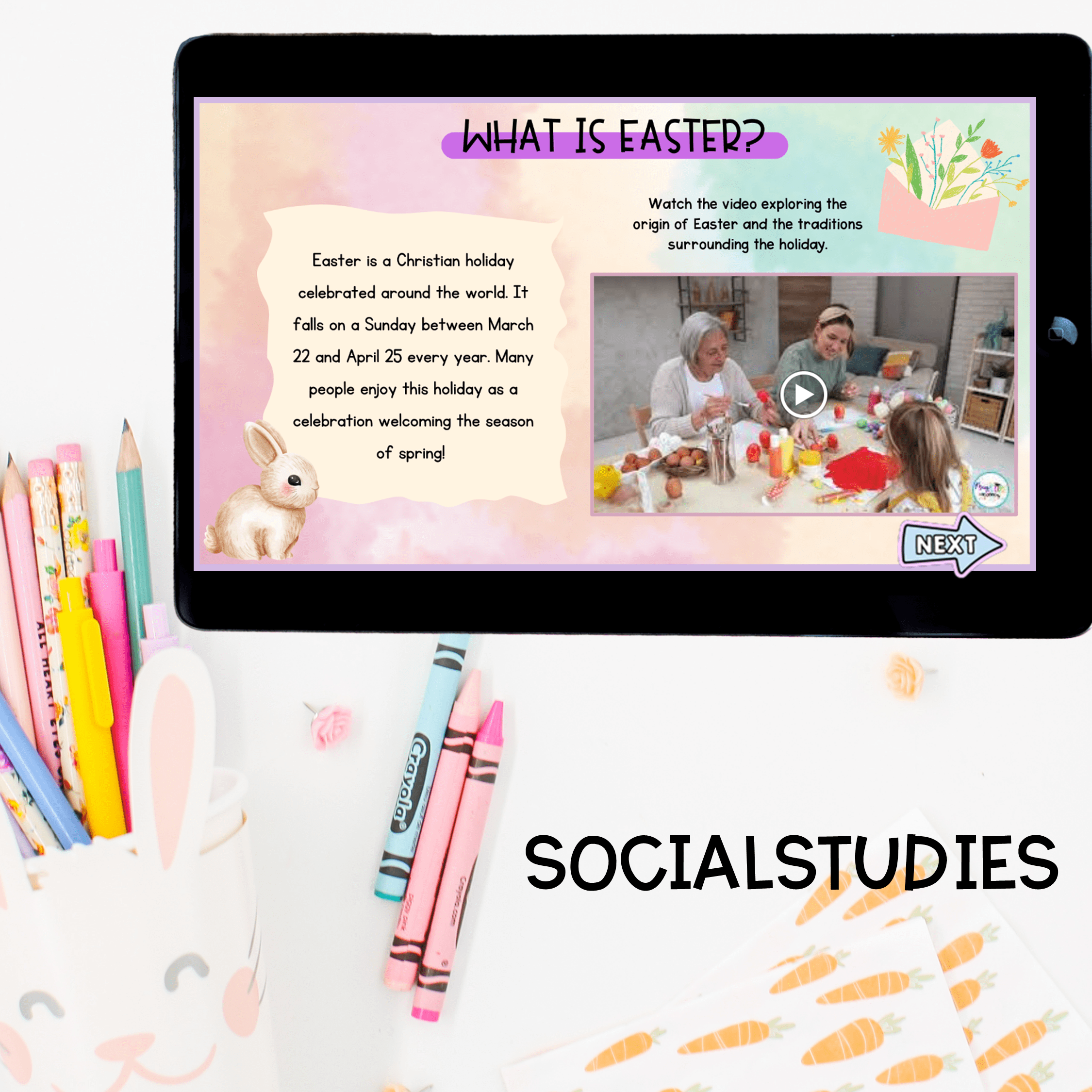 Easter Around the World Virtual Field Trip Digital Spring Holiday ELA Activity - Image 2
