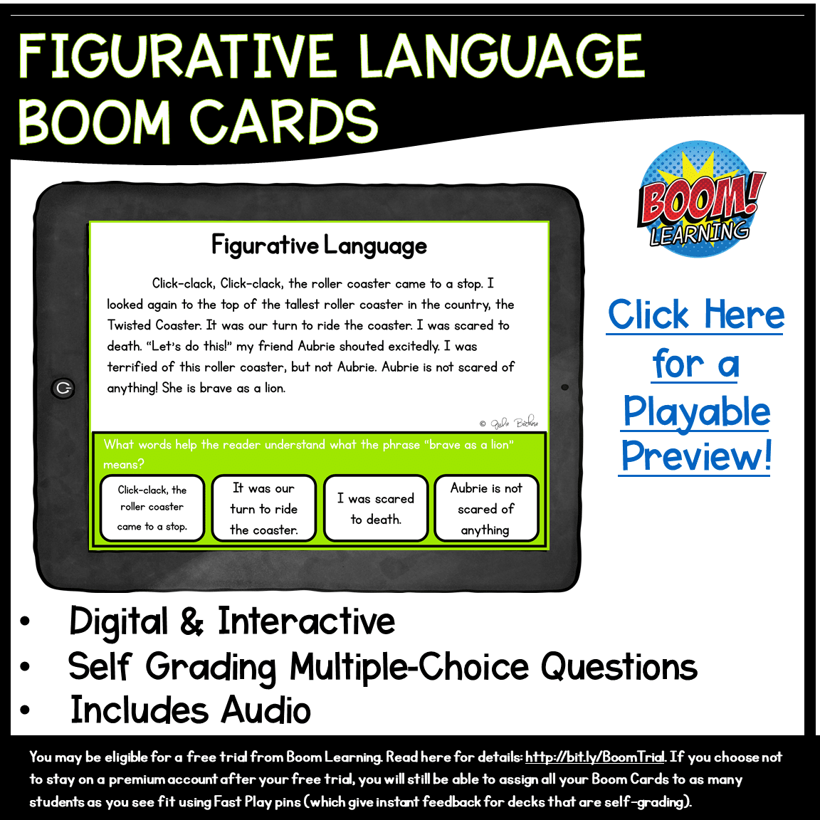 Figurative Language Reading Comprehension Skill Pack Bundle 3rd Grade RL.3.4 ELA - Image 16