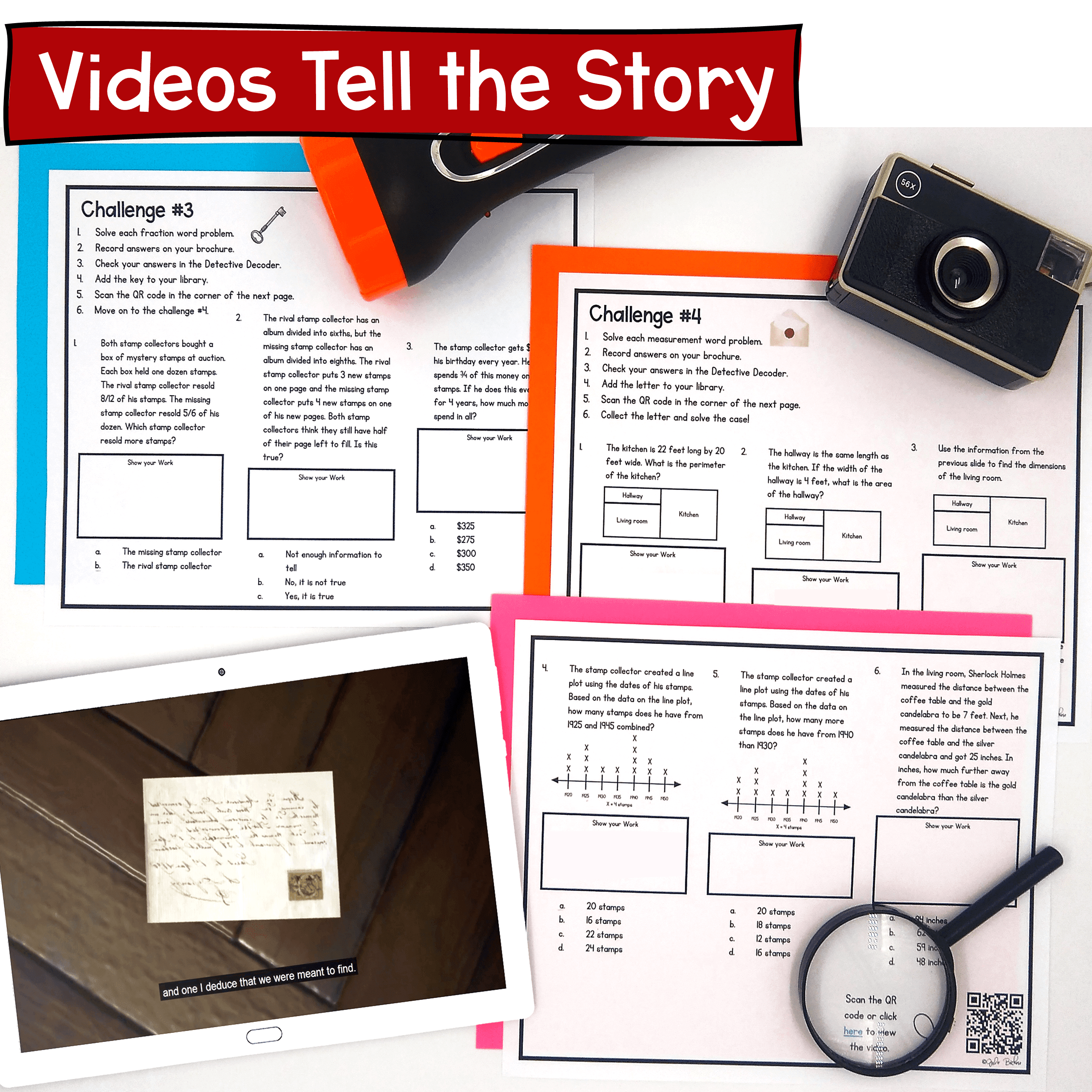 Word Problems - Multiplicative Comparisons Multi Step Math Escape Room 4th Grade - Image 3