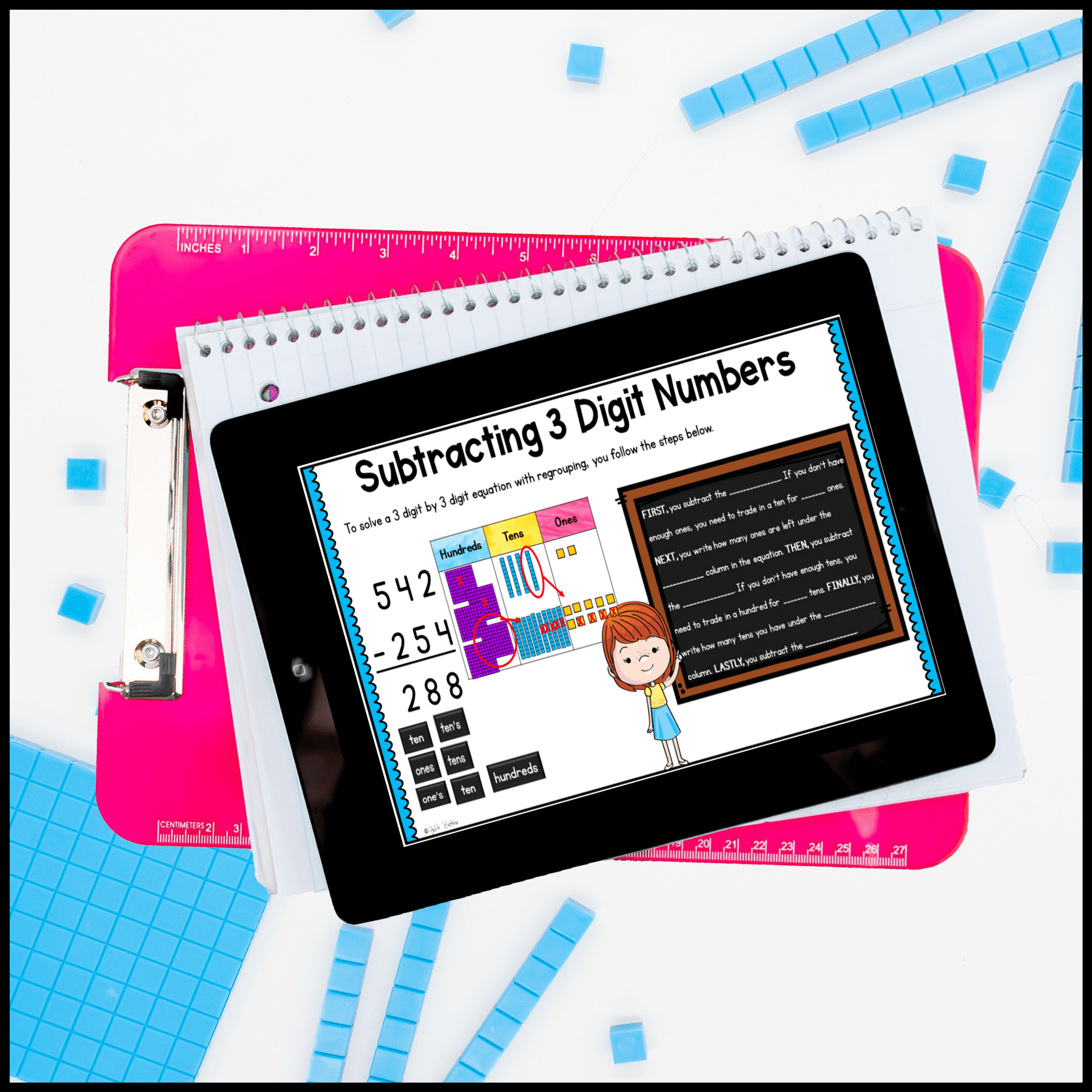 Explaining Addition & Subtraction - 2nd Grade Math Digital Mini Lesson 2.NBT.B.9 - Image 5