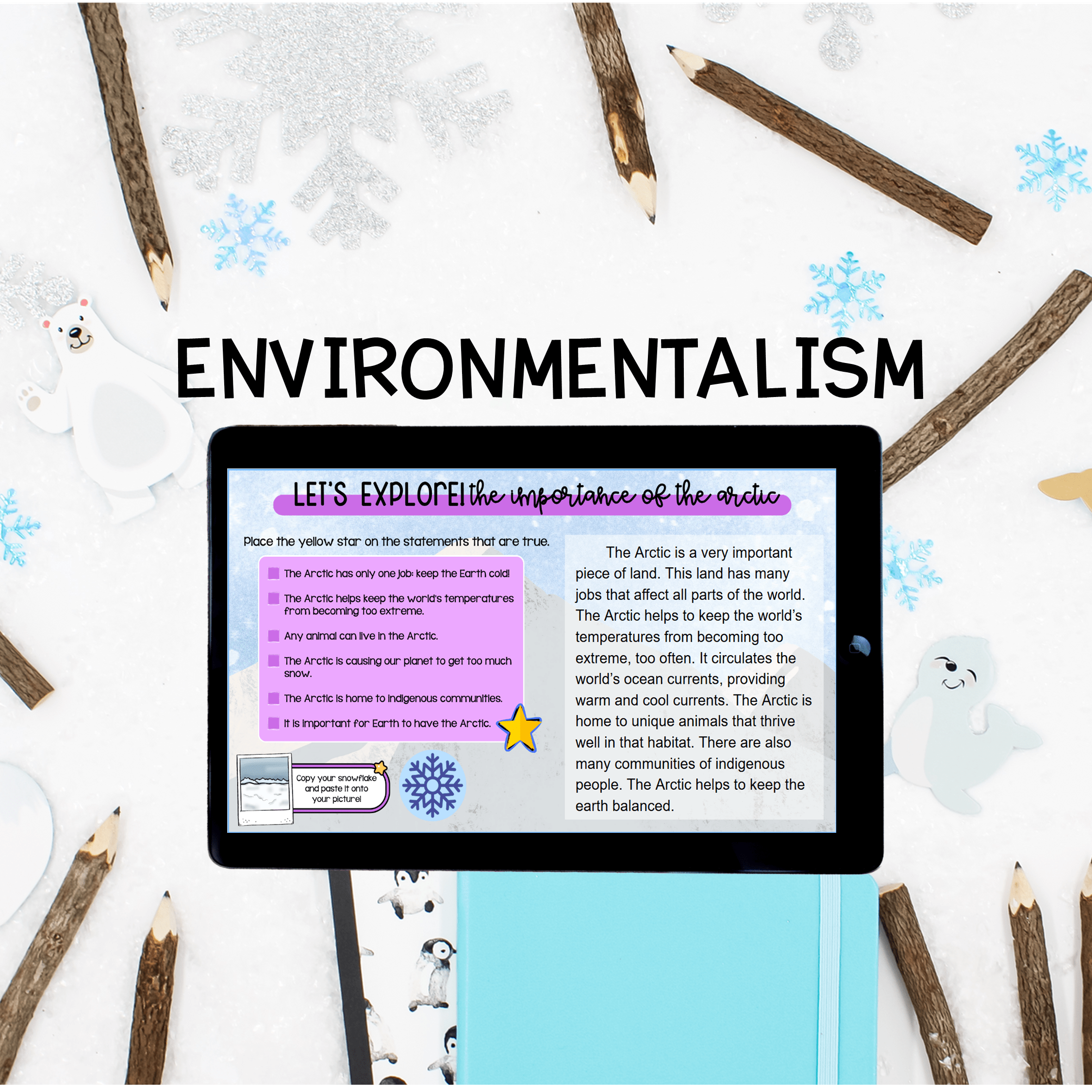 Virtual Field Trip Arctic Animals Habitat Google Digital Resource Activities - Image 4