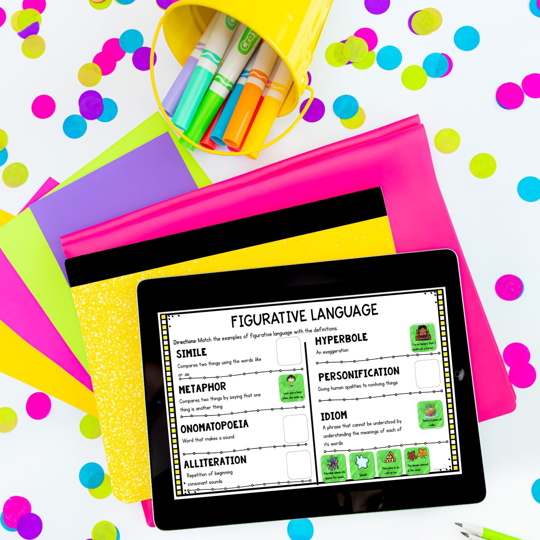 Figurative Language Skill Pack Bundle – RL.4.4 & RL.5.4 – Print & Digital - Image 4