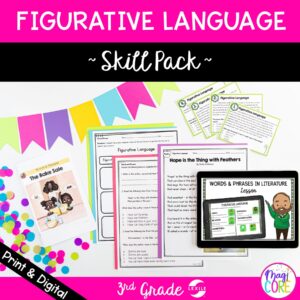 Figurative Language Skill Pack Bundle – RL.3.4 - Print & Digital
