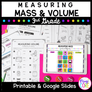 Measure & Estimate Mass & Volume Solve Word Problems 3rd Grade Math 3.MD.A.2