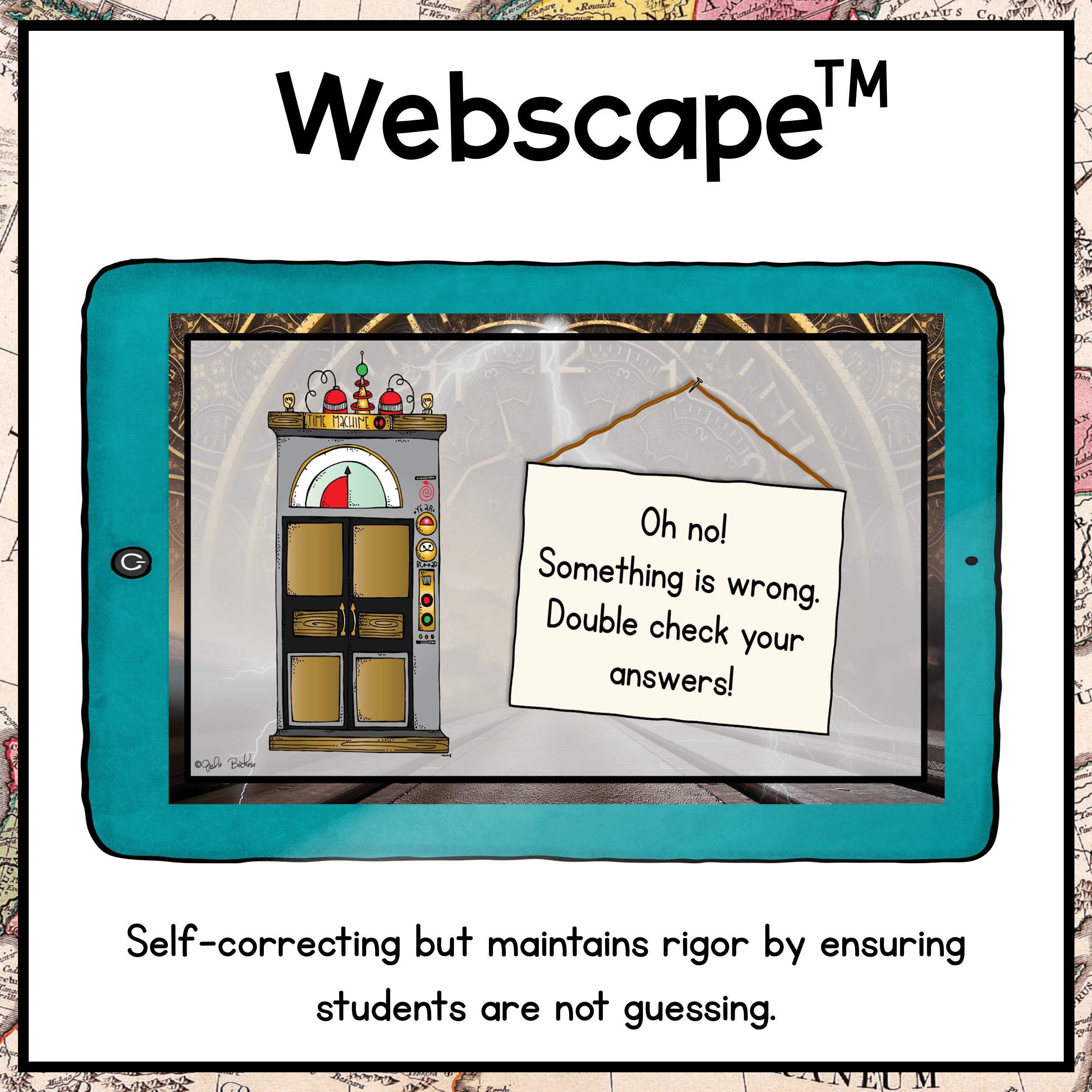 Telling Time to the Nearest 5 Minutes - 2nd Grade Math Escape Room & Webscape™ - Image 10