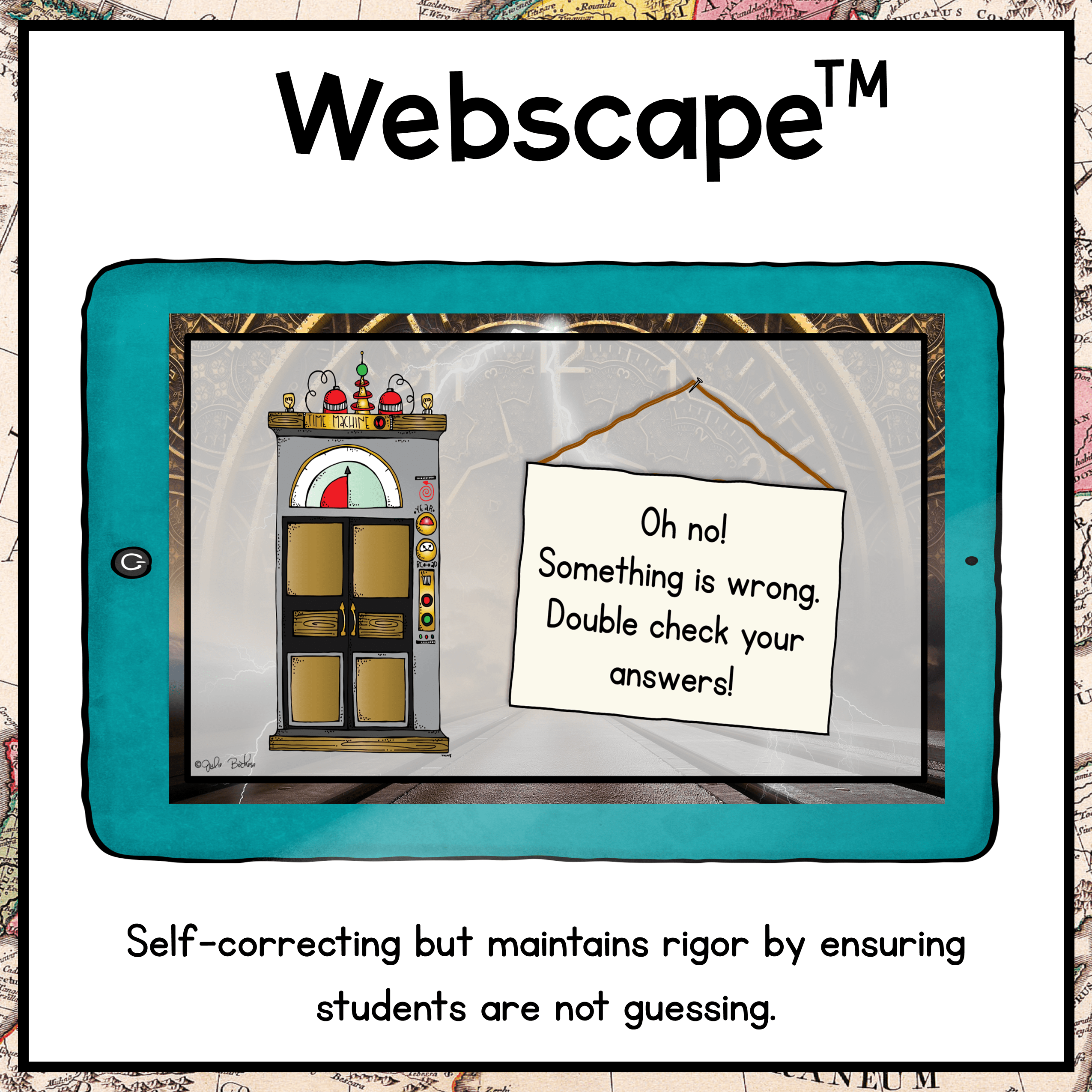 Measurement Conversions Time Machine Math Escape Room & Webscape™ - 4th Grade - Image 10