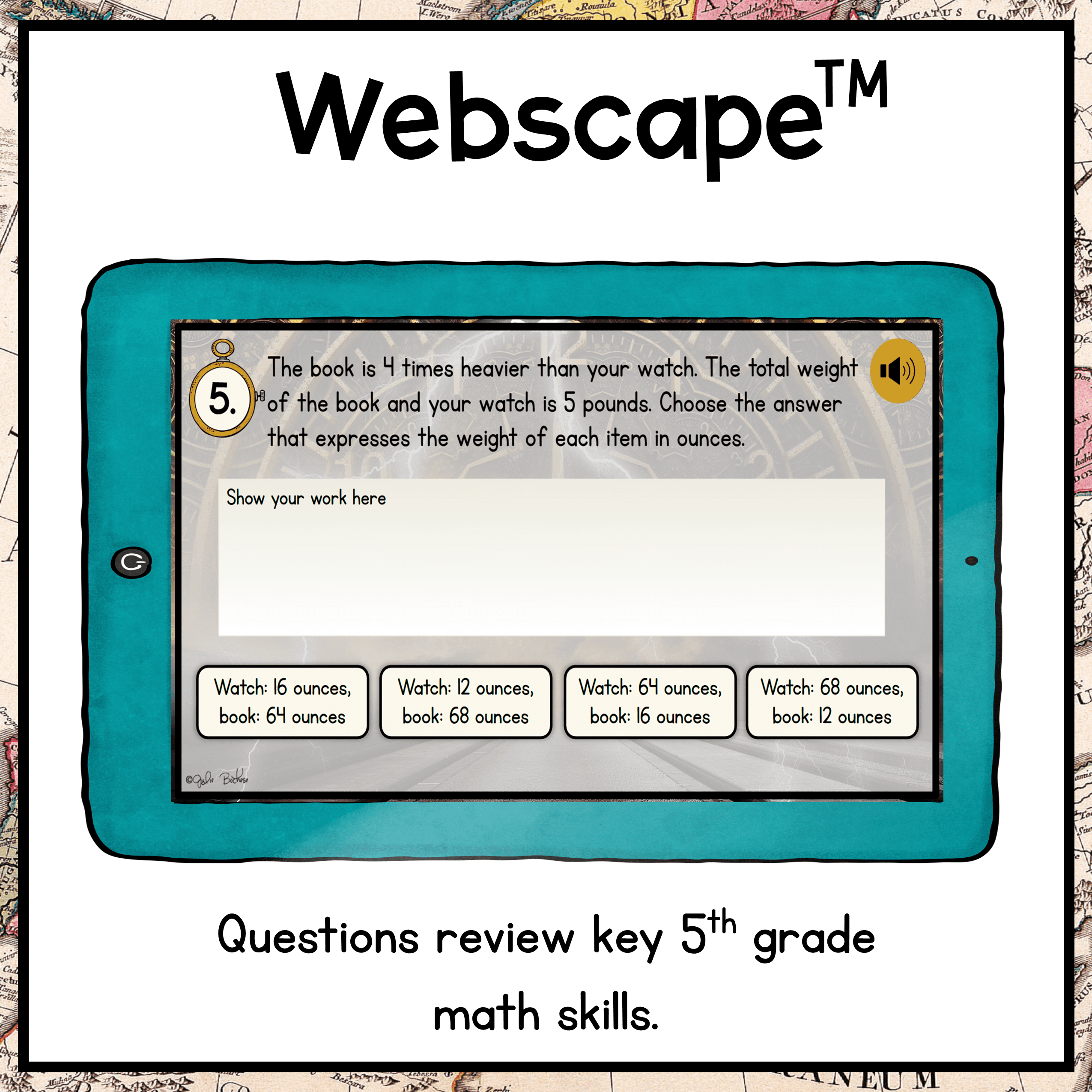 Measurement Conversion Time Machine Math Escape Room 5th Grade 5.MD.A.1 5.MD.C.3 - Image 11