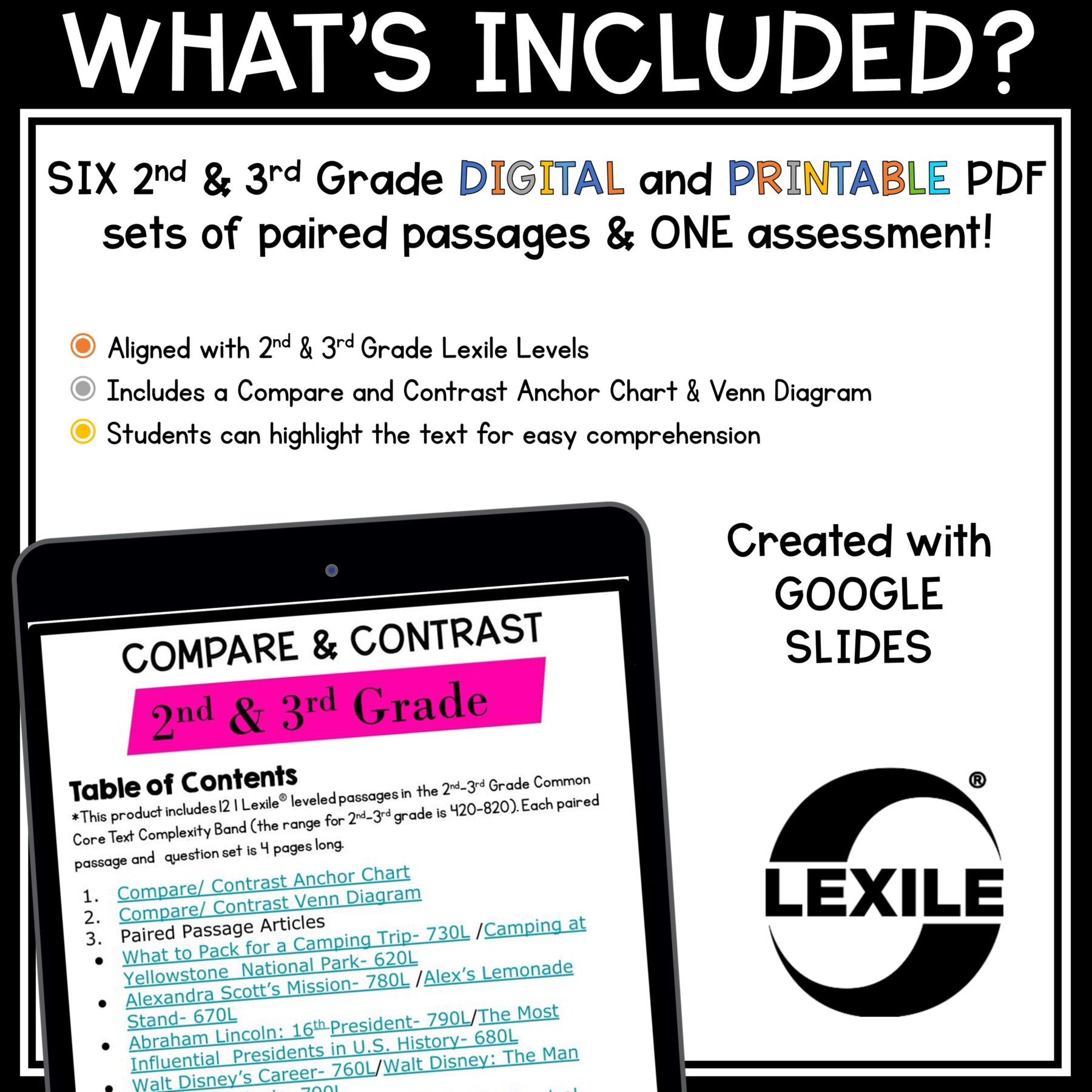Compare & Contrast Nonfiction Reading Comprehension RI.2.9 RI.3.9 - Image 10