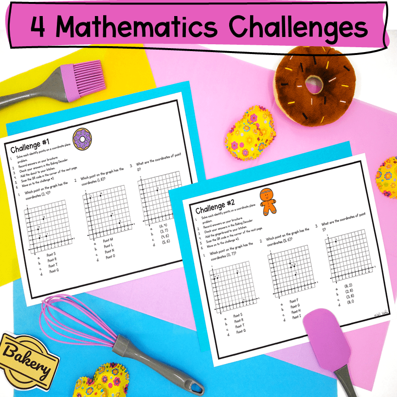 Graphing Points Coordinate Planes Math Escape Room - 5th Grade 5.G.A.1 & 5.G.A.2 - Image 2
