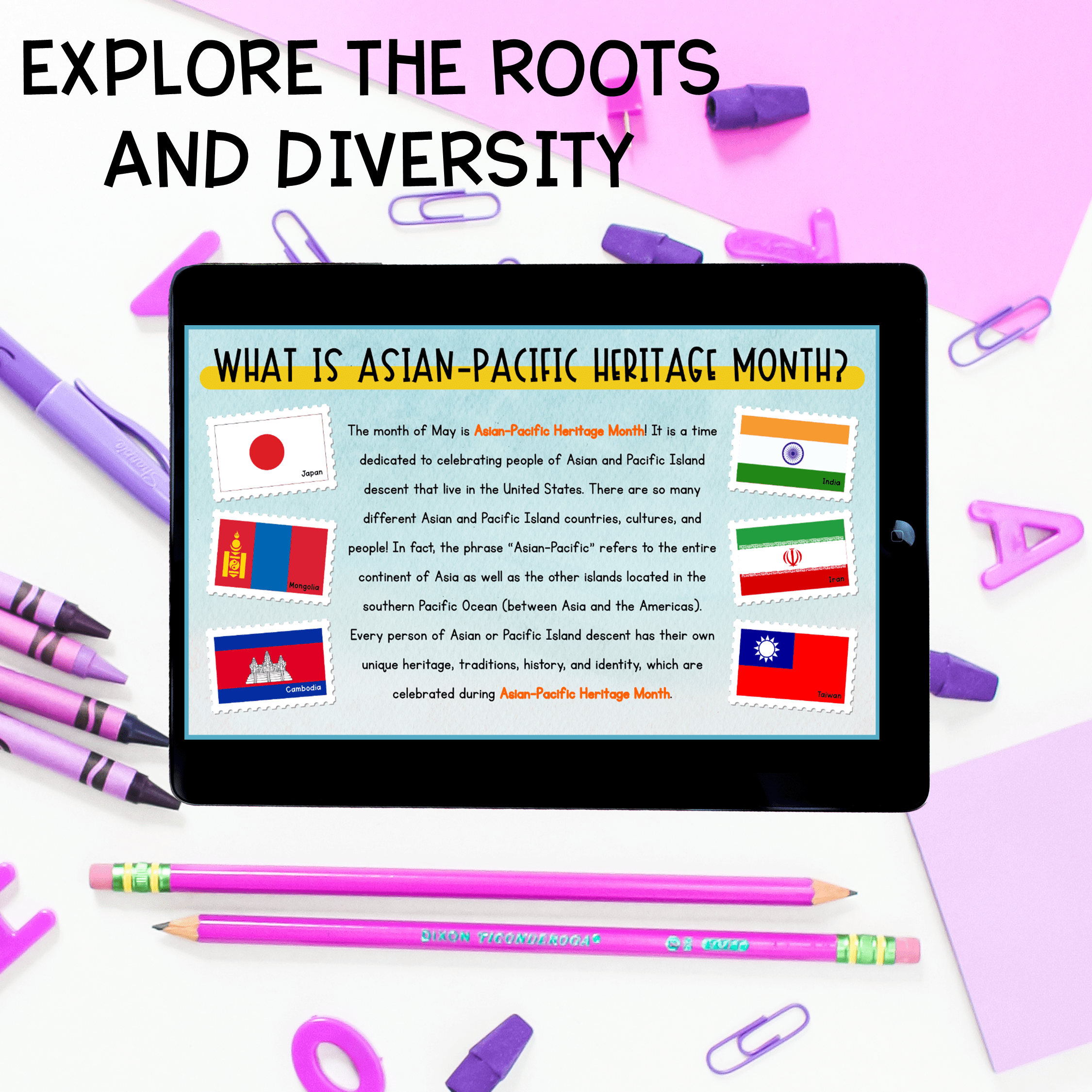 Virtual Field Trip Asian Pacific American Heritage Month AAPI Digital Activity - Image 2