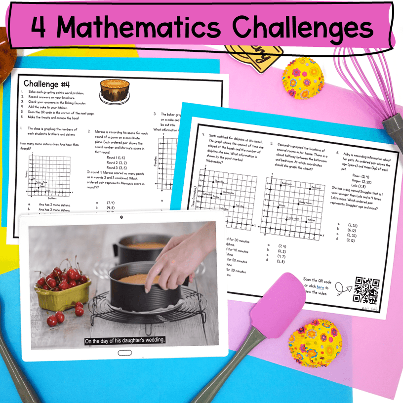 Graphing Points Coordinate Planes Math Escape Room - 5th Grade 5.G.A.1 & 5.G.A.2 - Image 3