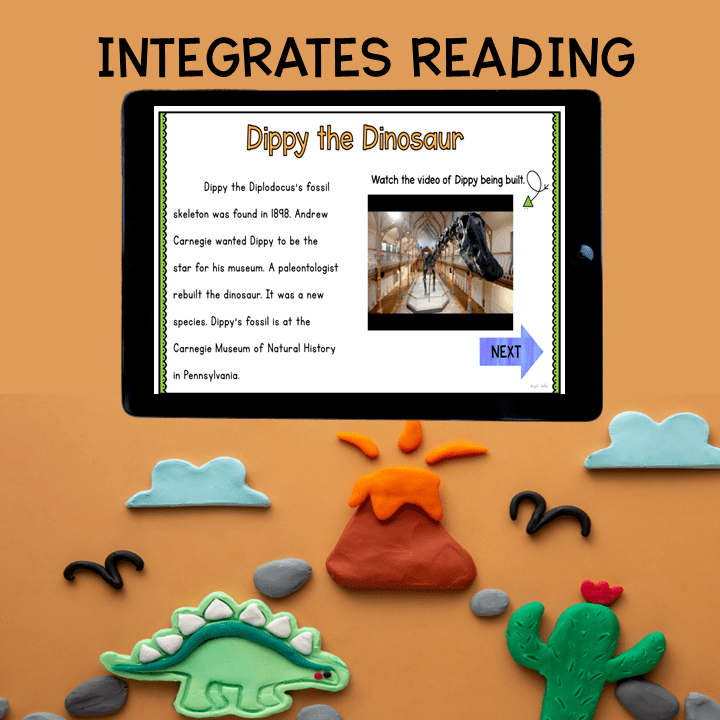 Virtual Field Trip Dinosaurs 1st Grade Google Slides & Seesaw Activity - Image 3