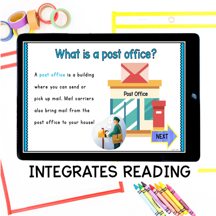 Virtual Field Trip Post Office 1st Grade Google Slides Seesaw Community Activity - Image 3