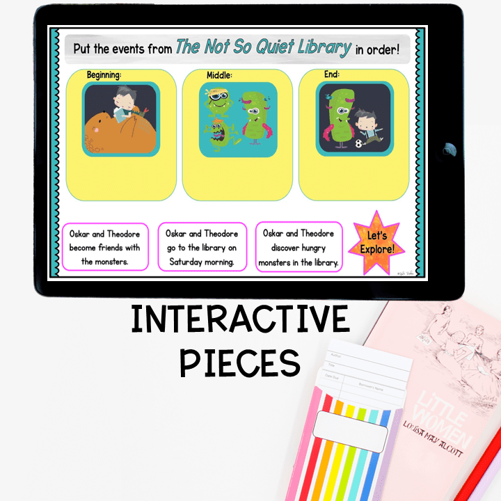 Virtual Field Trip Library 1st Grade Google Slides & Seesaw Community Activity - Image 3