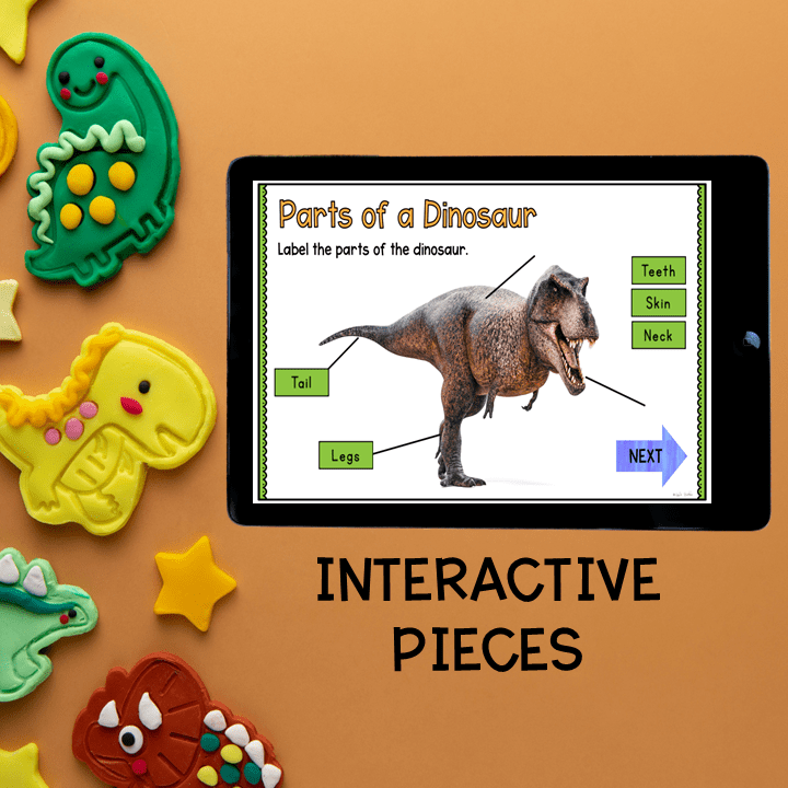 Virtual Field Trip Dinosaurs 1st Grade Google Slides & Seesaw Activity - Image 4