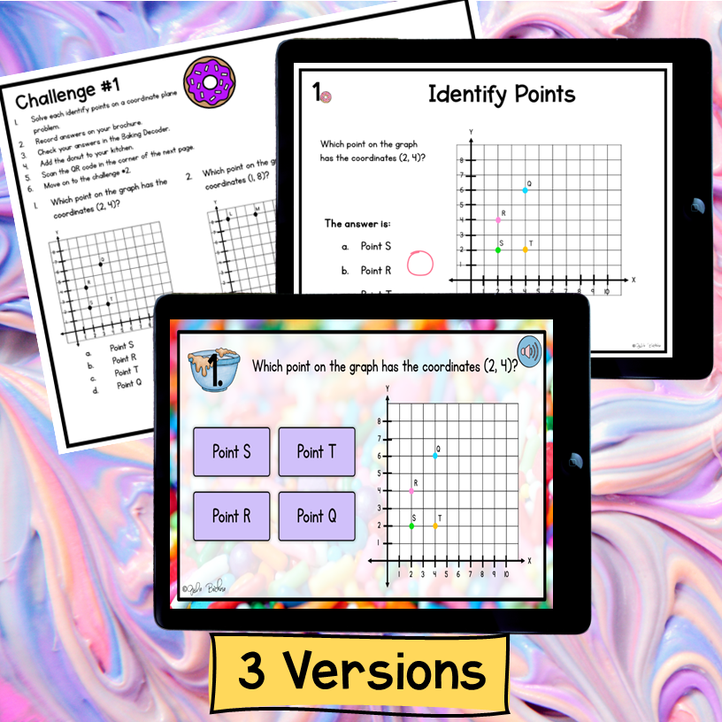 Graphing Points Coordinate Planes Math Escape Room - 5th Grade 5.G.A.1 & 5.G.A.2 - Image 4
