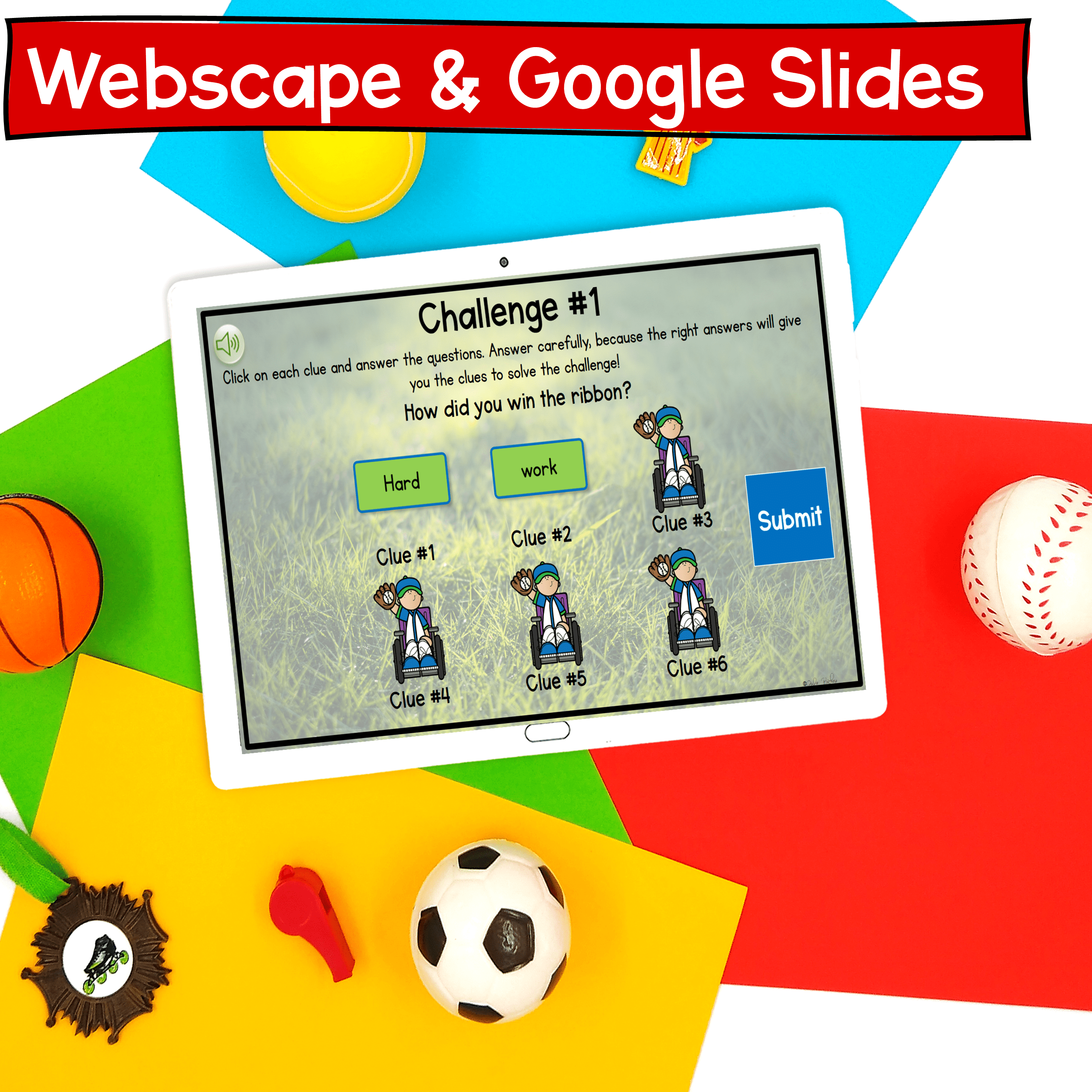Nonfiction Text Structure Reading Sports Escape Room & Webscape 2nd & 3rd Grade - Image 4