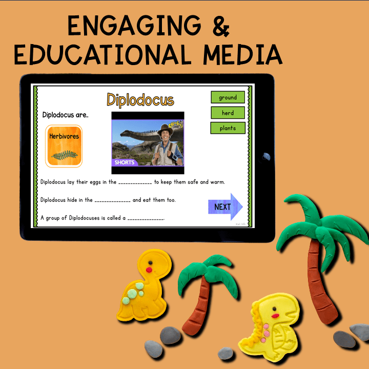 Virtual Field Trip Dinosaurs 1st Grade Google Slides & Seesaw Activity - Image 6