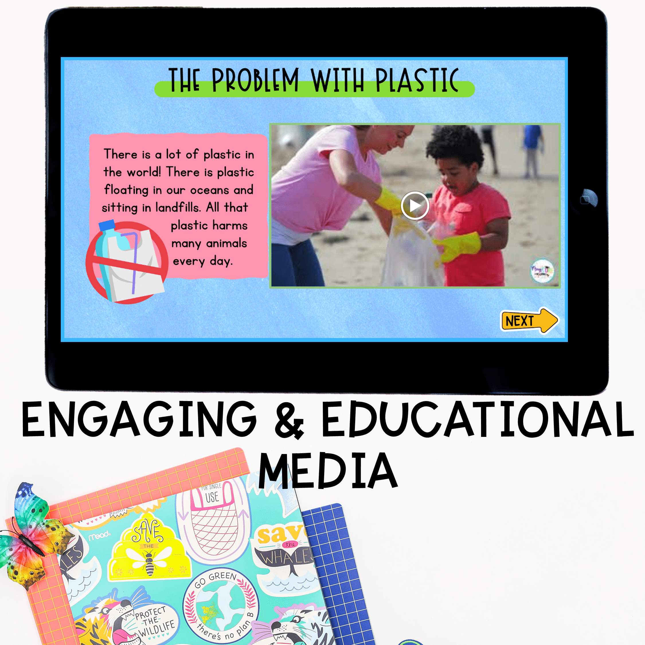 Earth Day Activity Virtual Field Trip Kinder 1st Grade Reduce Reuse Recycle ELA - Image 6
