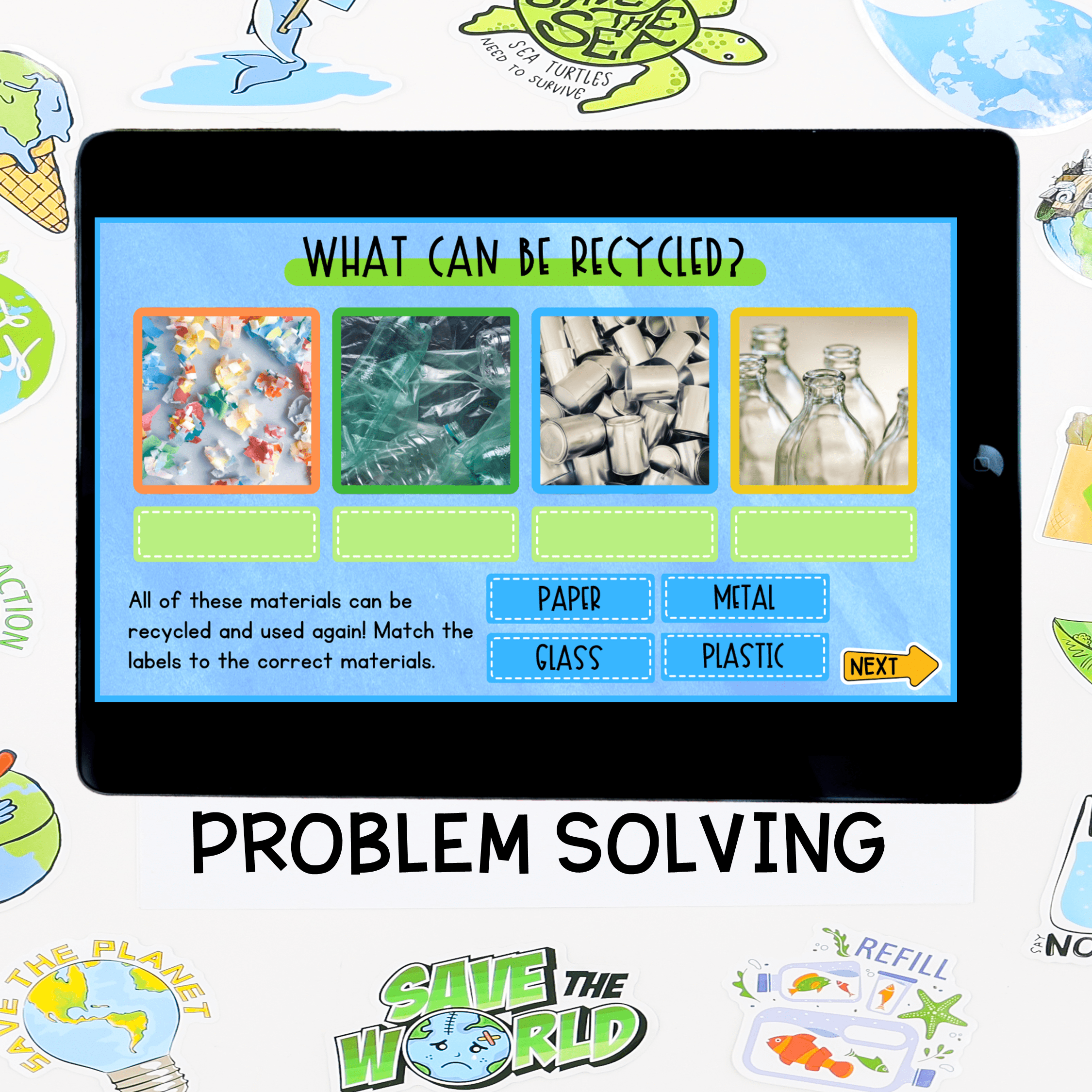 Earth Day Activity Virtual Field Trip Kinder 1st Grade Reduce Reuse Recycle ELA - Image 7