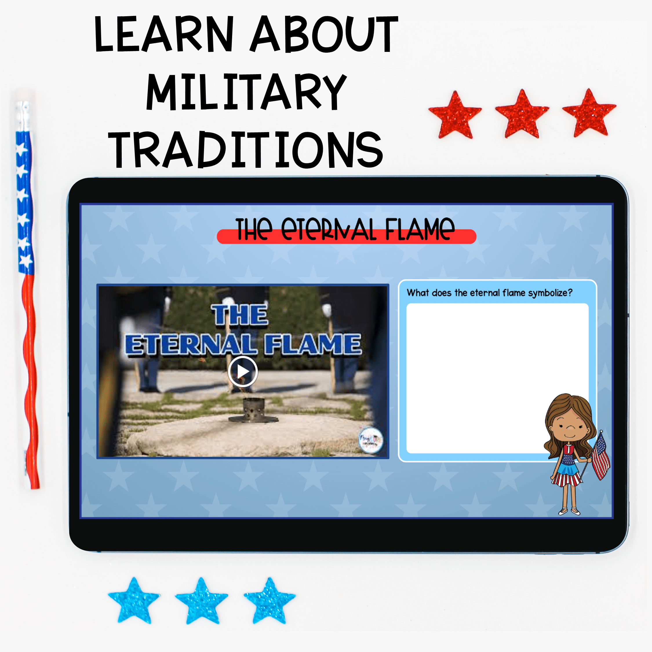 Memorial Day Virtual Field Trip Digital Resource Reading Writing Video Activity - Image 7