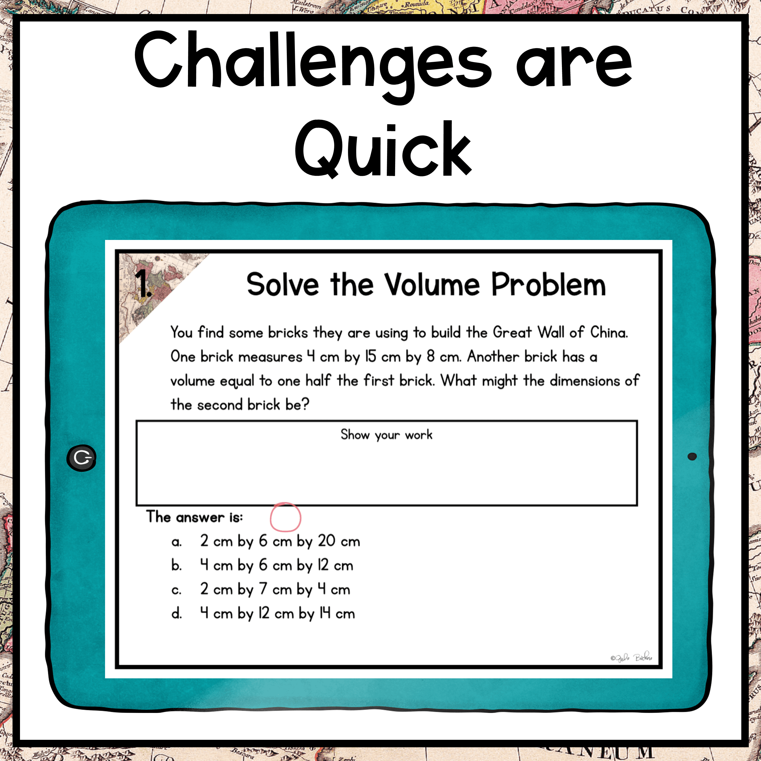 Measurement Conversion Time Machine Math Escape Room 5th Grade 5.MD.A.1 5.MD.C.3 - Image 7