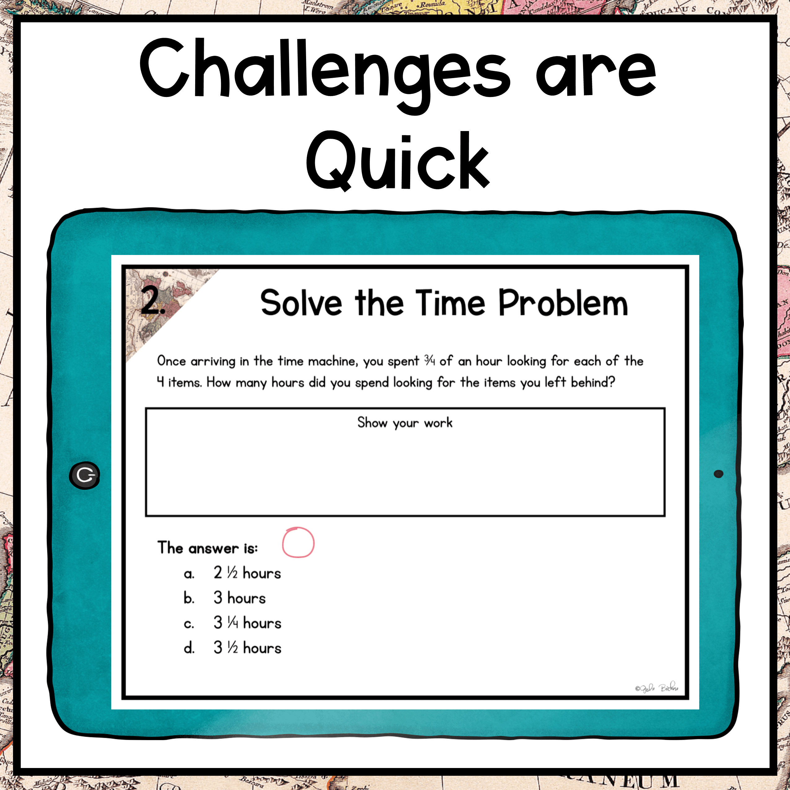 Measurement Conversions Time Machine Math Escape Room & Webscape™ - 4th Grade - Image 7
