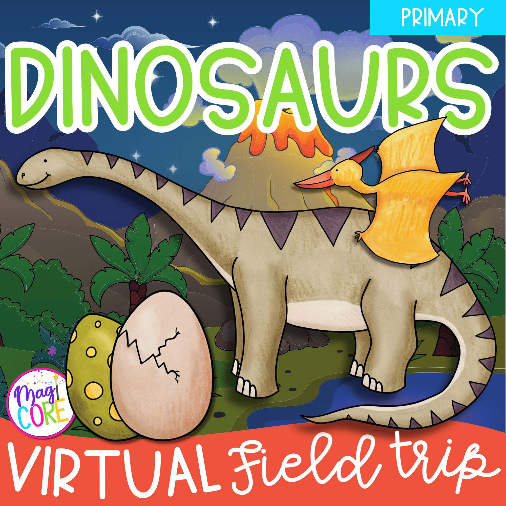 Virtual Field Trip Dinosaurs 1st Grade Google Slides & Seesaw Activity