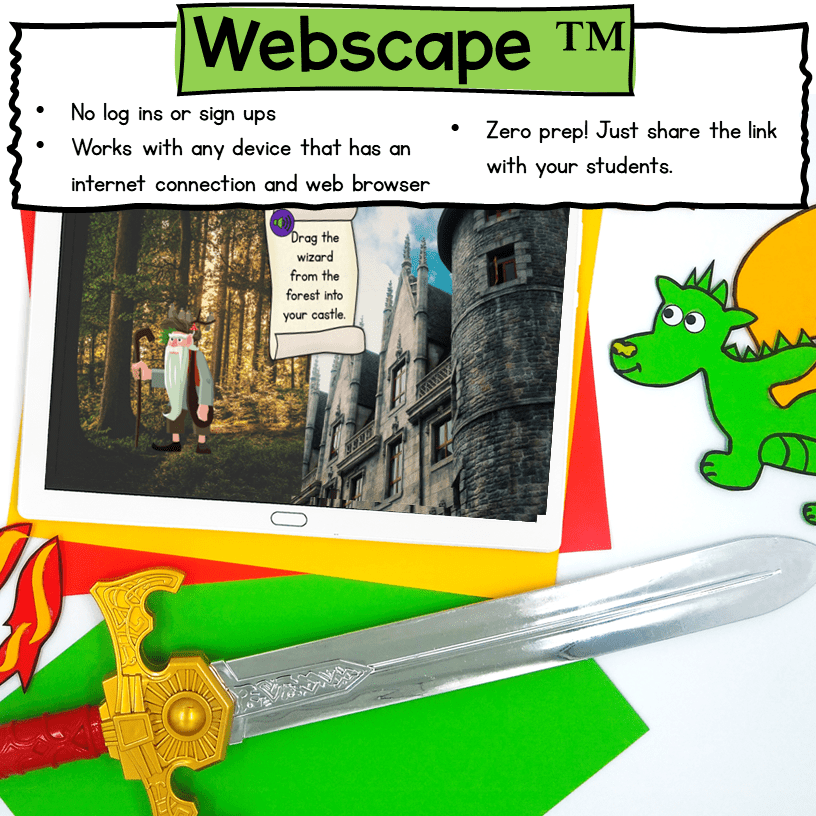 4th Grade Math Escape Room & Webscape Bundle - Printable & Digital Activities - Image 10