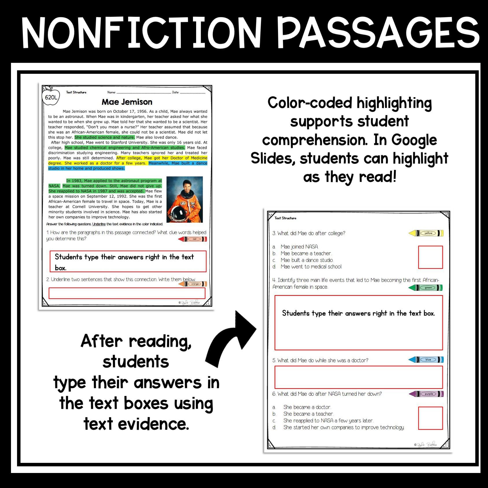 Text Structure in Nonfiction Skill Pack Bundle – RI.3.8 – Print & Digital - Image 10