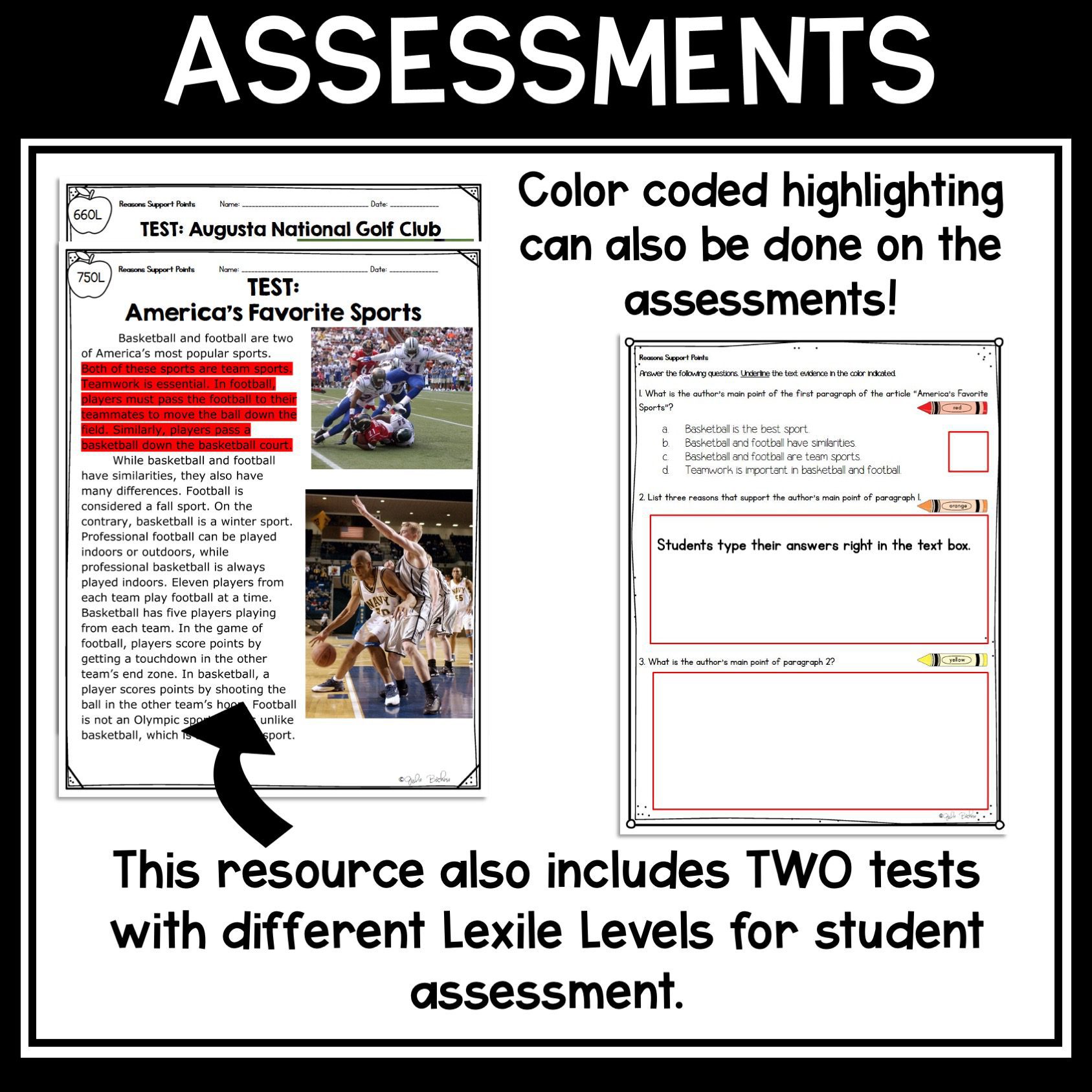Supporting Reasons Nonfiction Reading Comprehension Uni RI.2.8 – Print & Digital - Image 11