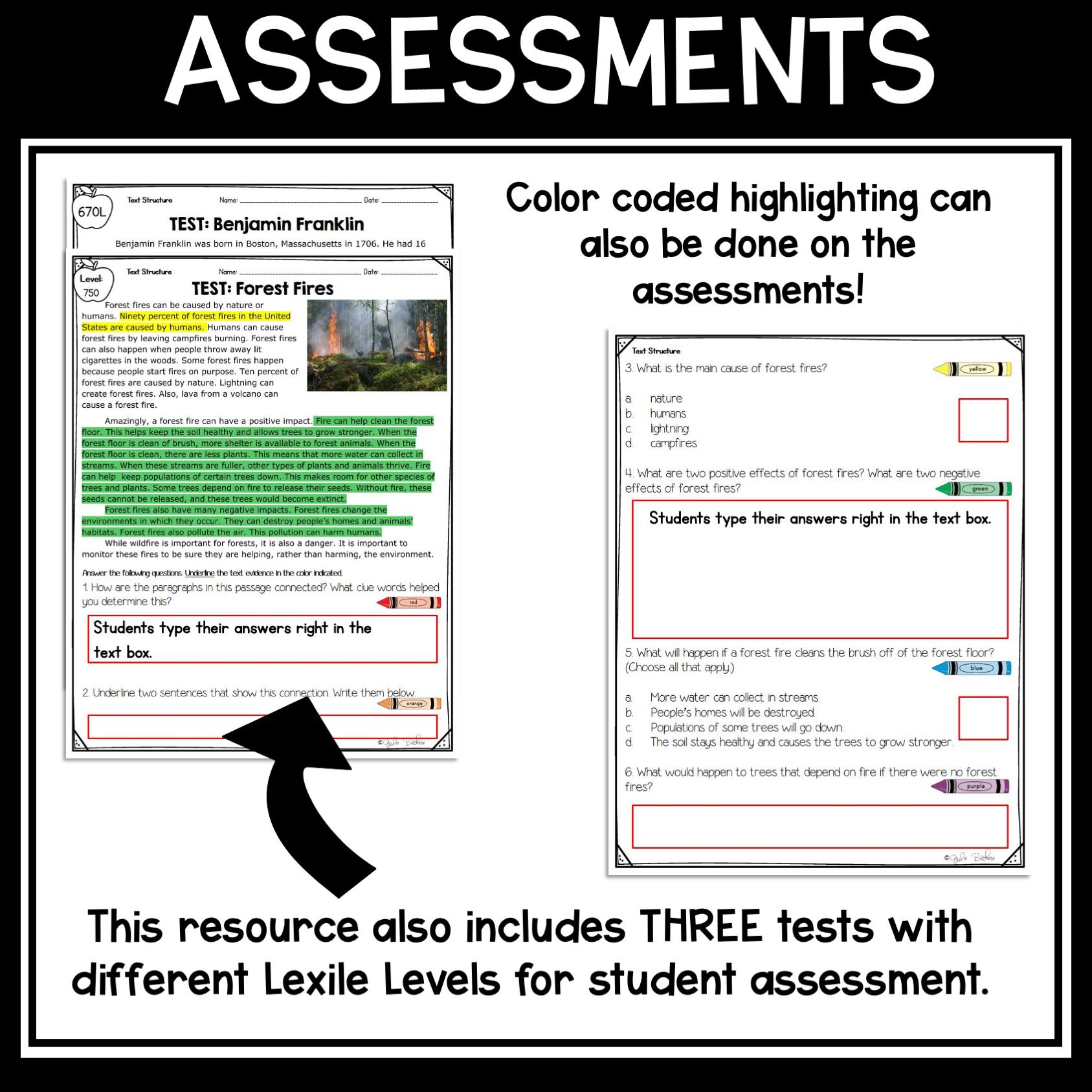 Text Structure in Nonfiction Skill Pack Bundle – RI.3.8 – Print & Digital - Image 11