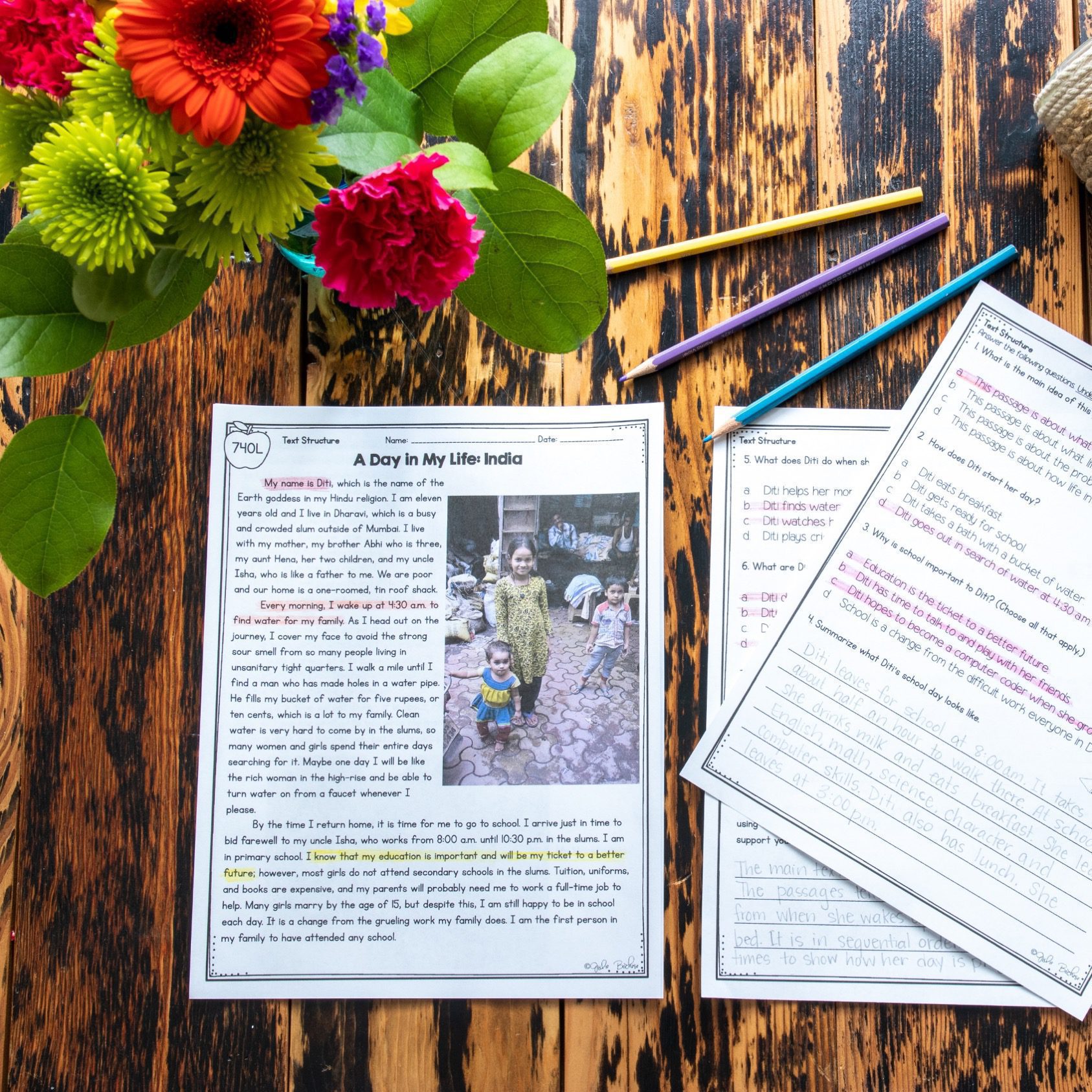 Compare Text Structure in Nonfiction Skill Pack – RI.5.5 – Print & Digital - Image 14