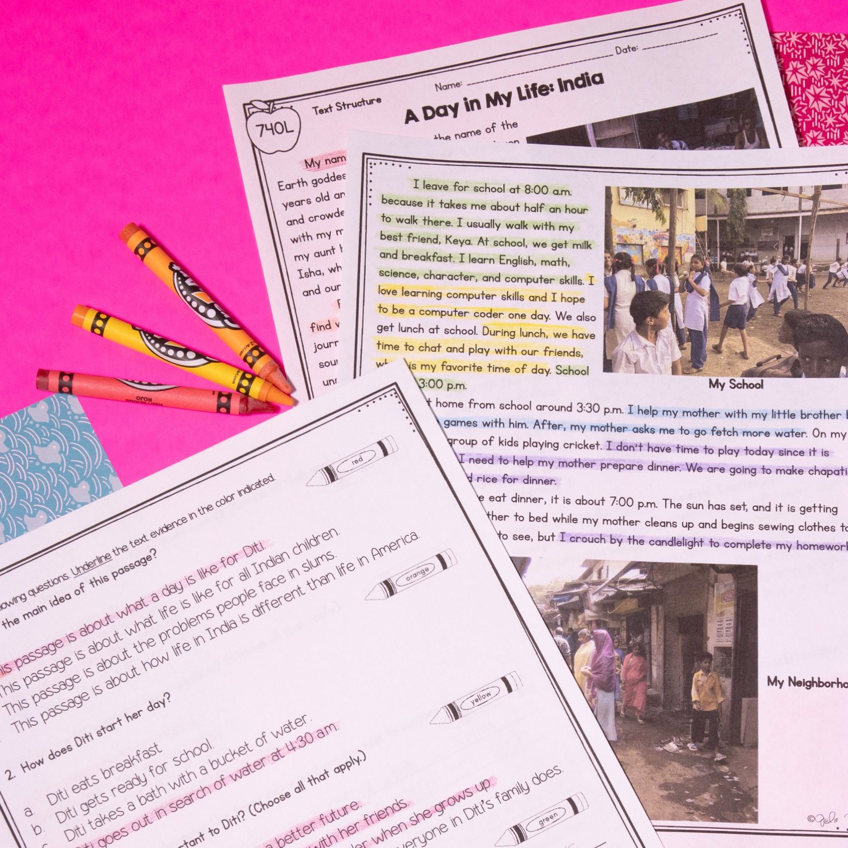 Compare Text Structure in Nonfiction Skill Pack – RI.5.5 – Print & Digital - Image 15