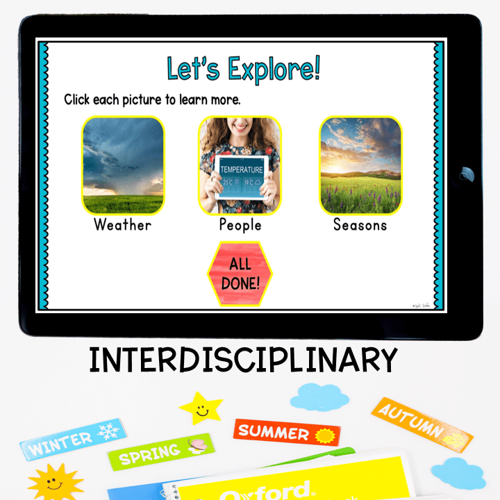 Virtual Field Trip Weather Seasons 1st Grade Google Slides & Seesaw Activity - Image 2