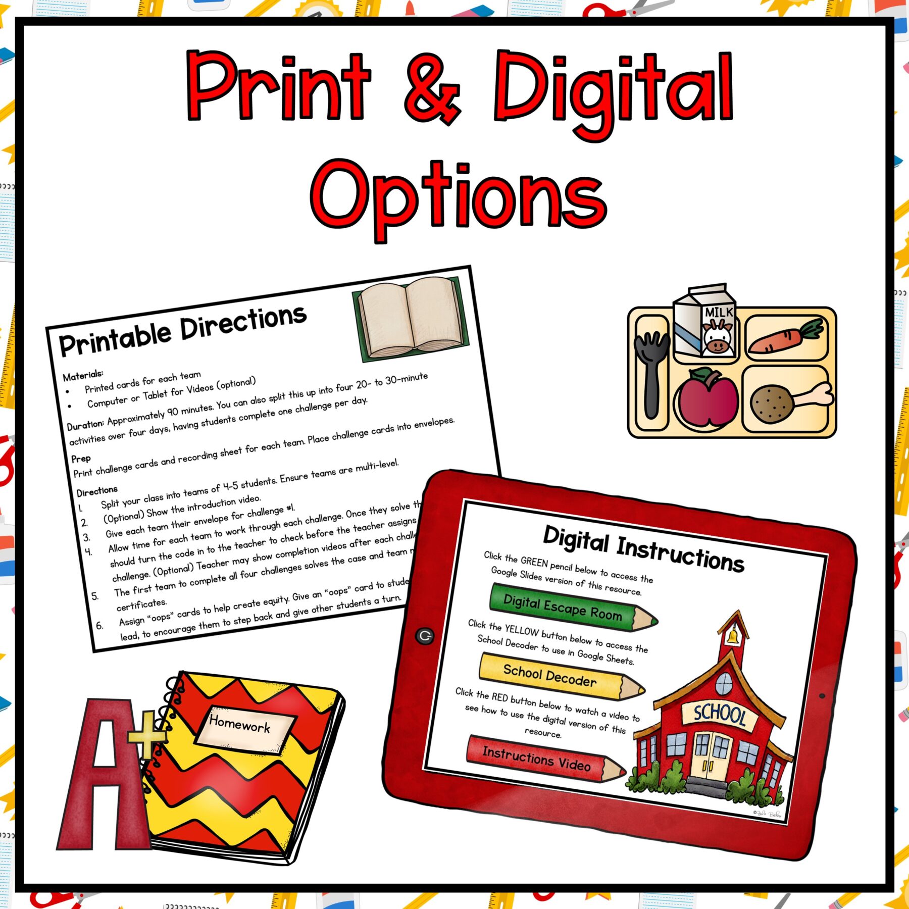End of the School Year Math Escape Room 2nd Grade Digital Resource Activity - Image 2