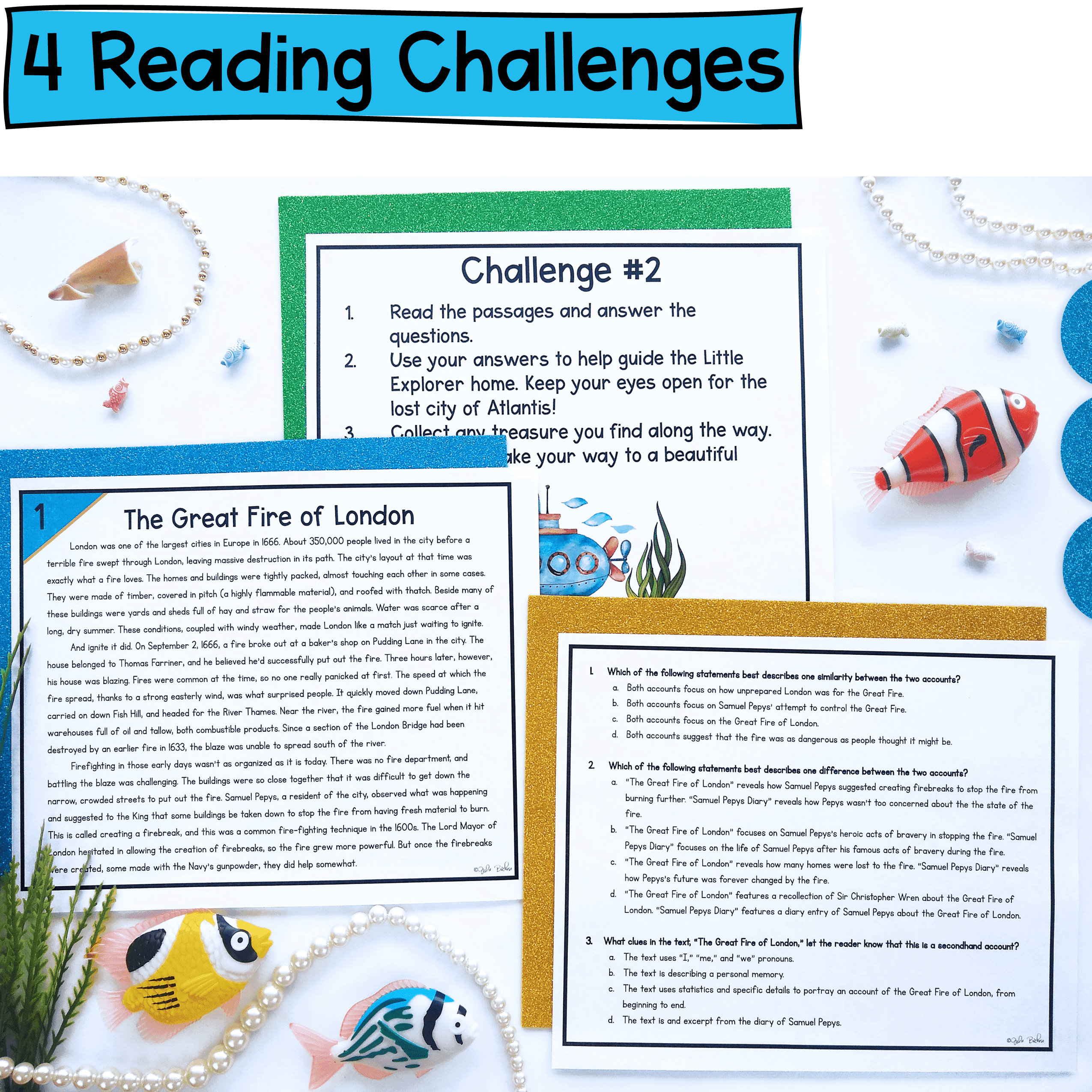 Compare Multiple Accounts Firsthand Secondhand Escape Room 4th 5th Grade Passage - Image 2