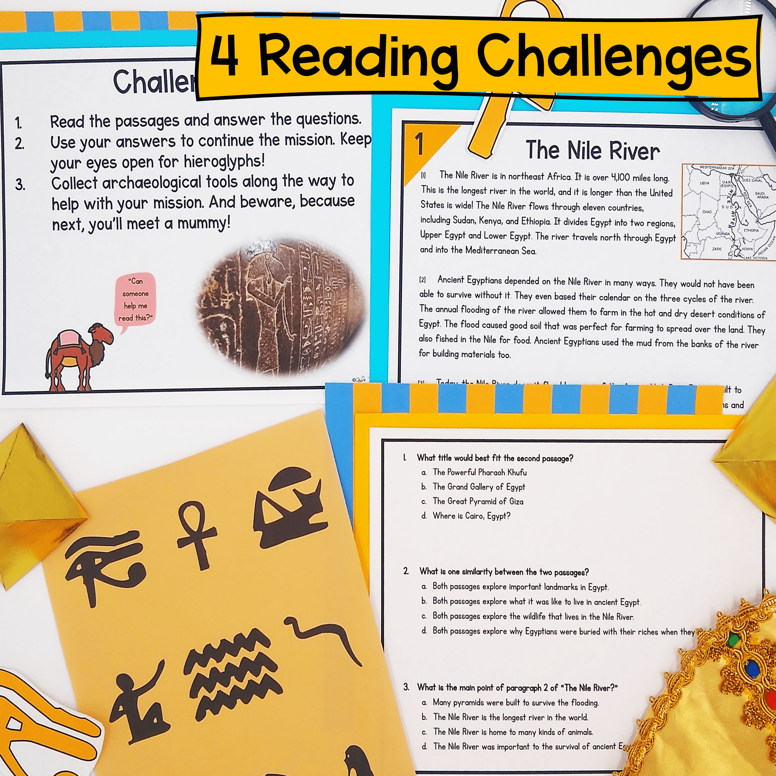 Compare & Contrast Nonfiction Texts Escape Room & Webscape™ - 2nd & 3rd Grade - Image 2