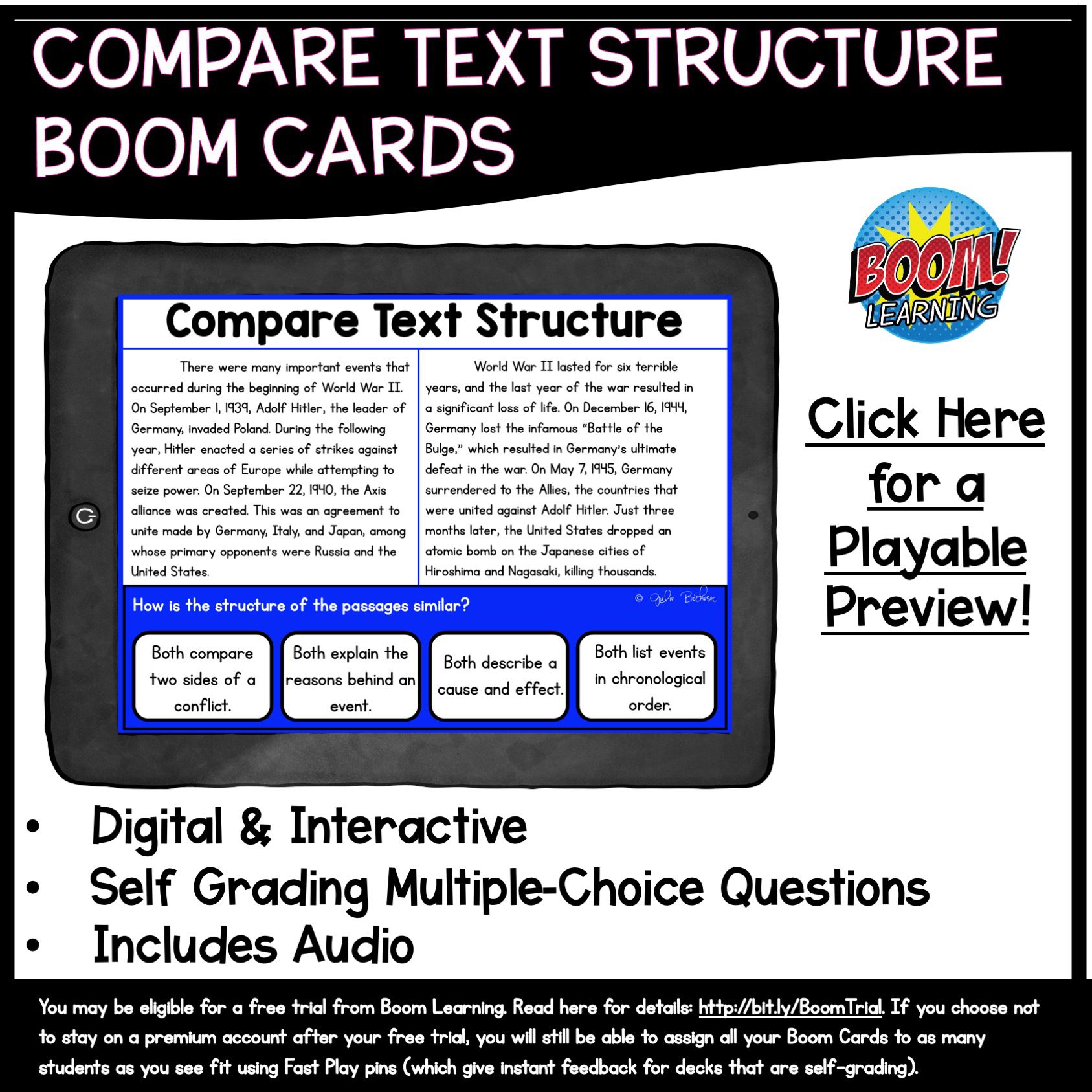 Compare Text Structure in Nonfiction Skill Pack – RI.5.5 – Print & Digital - Image 19
