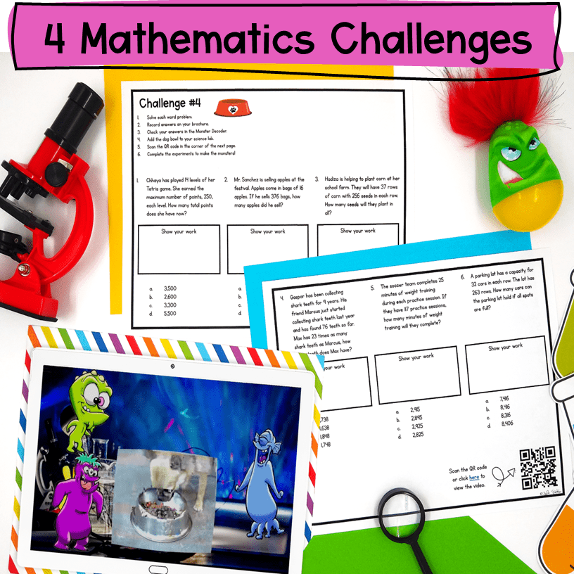 Multi-Digit Multiplication Fluency Standard Algorithm Escape Room 5th Grade - Image 3