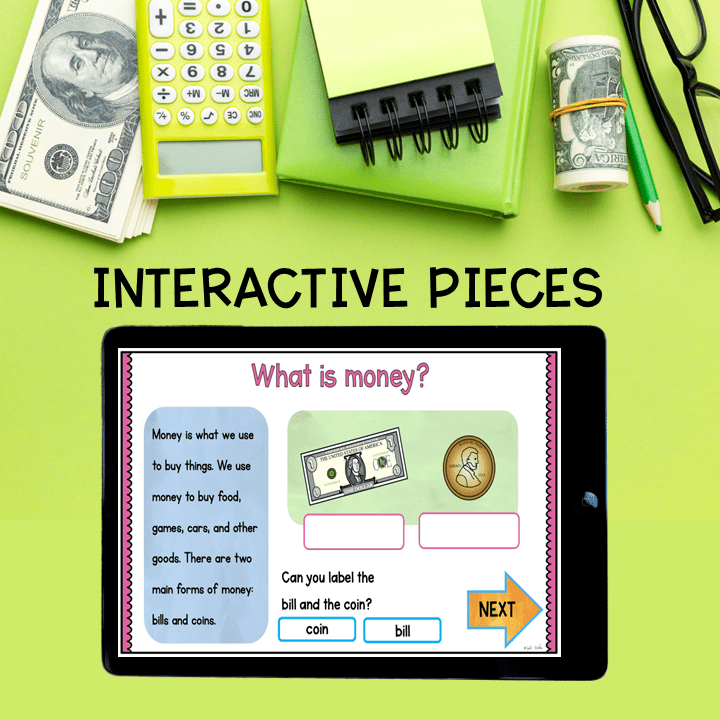 Virtual Field Trip to a Bank 1st Grade Google Slides & Seesaw Community Activity - Image 3
