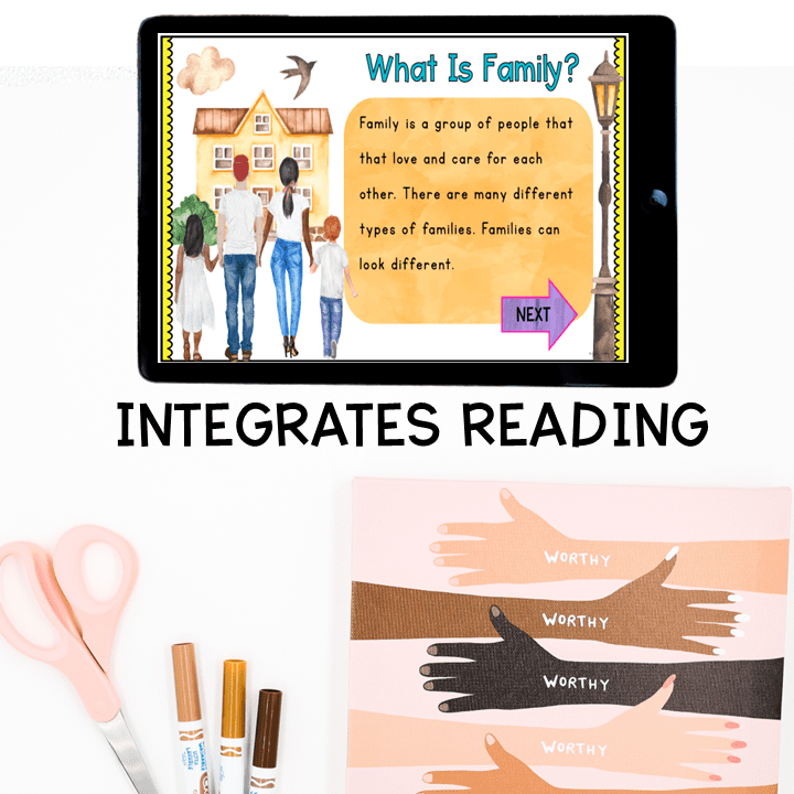 Virtual Field Trip Family Structures Types 1st Grade Google Slides & Seesaw - Image 3