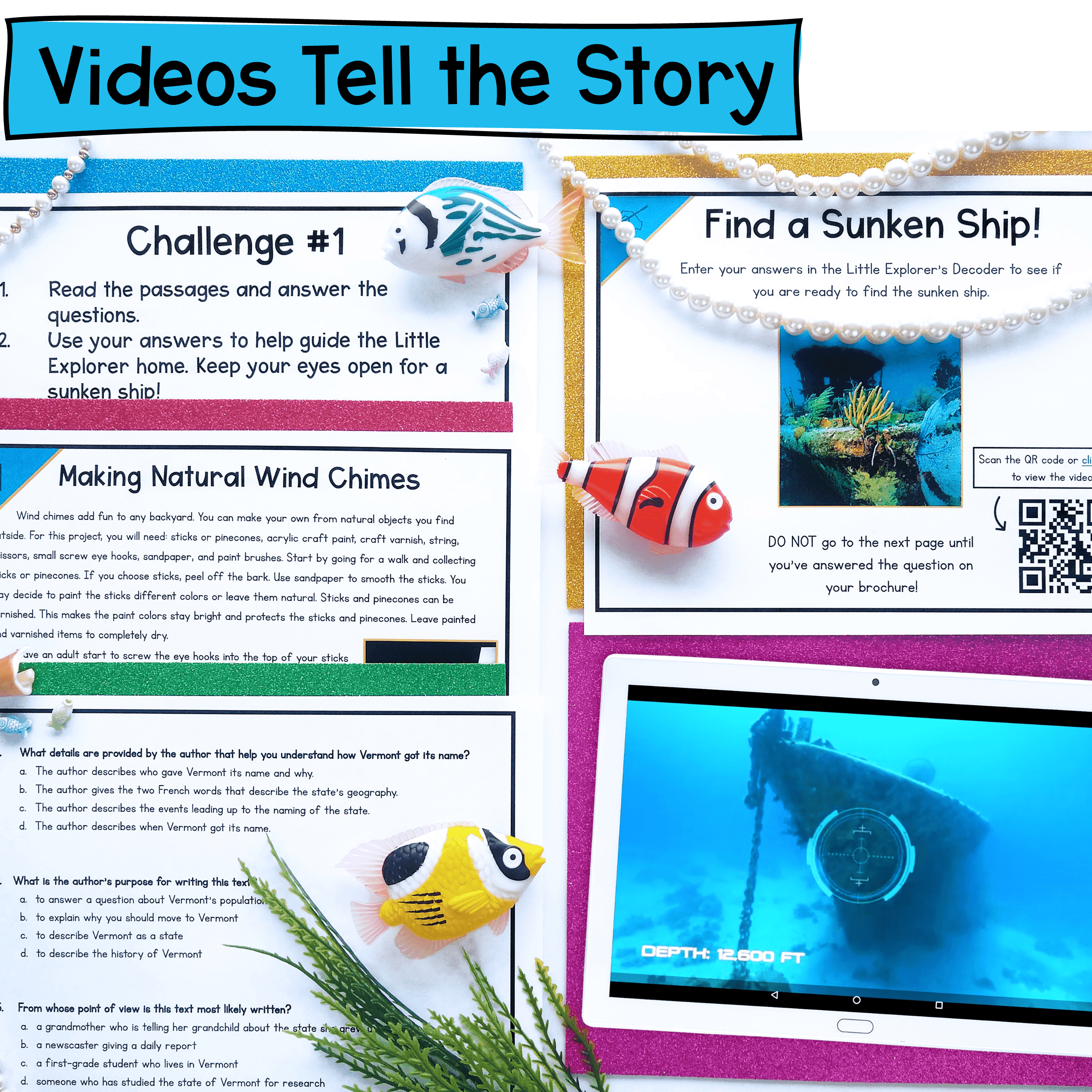 Author's Purpose Reading Comprehension Escape Room & Webscape 2nd 3rd Activity - Image 3